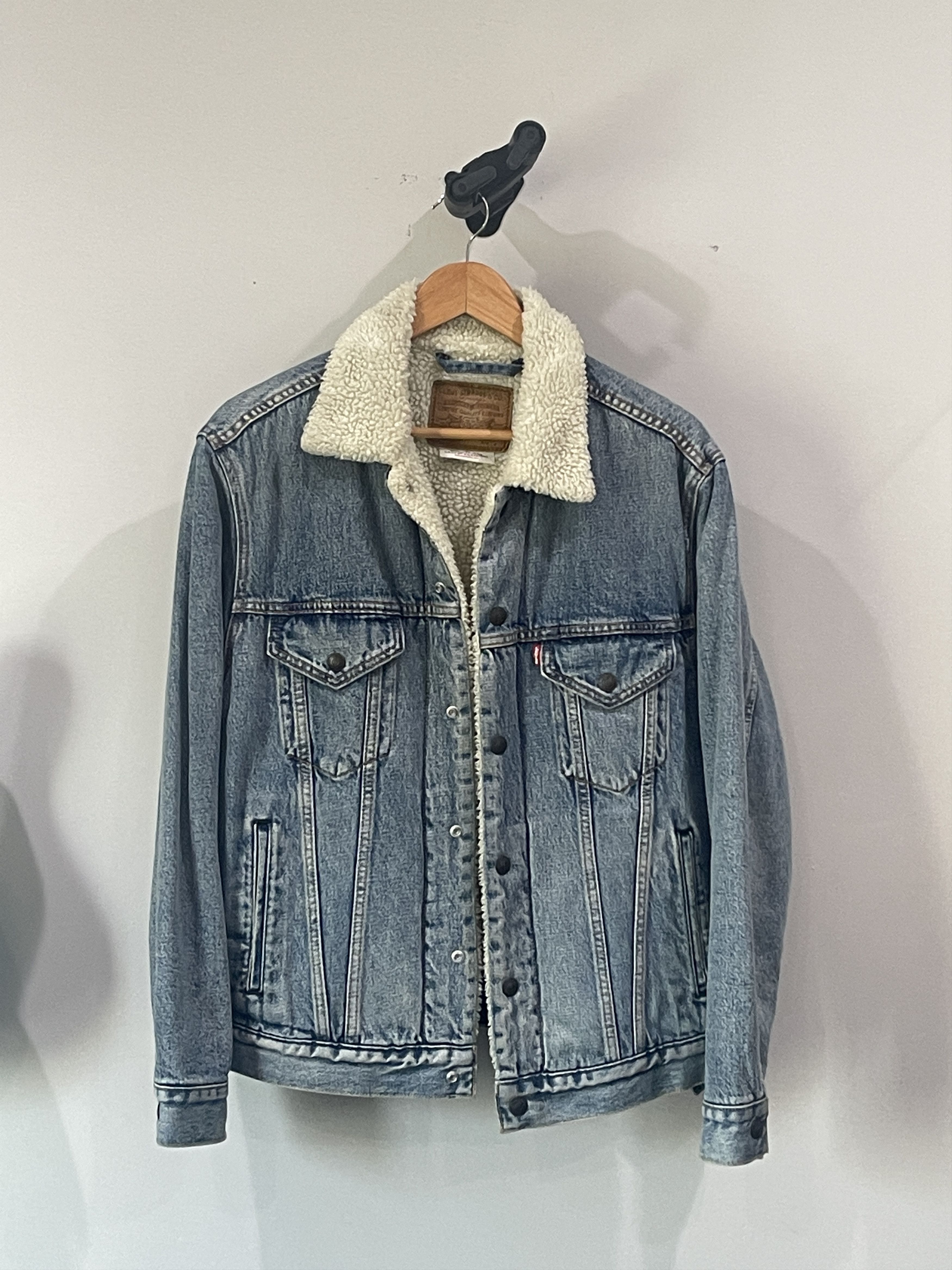 Levi's sherpa-lined denim jacket