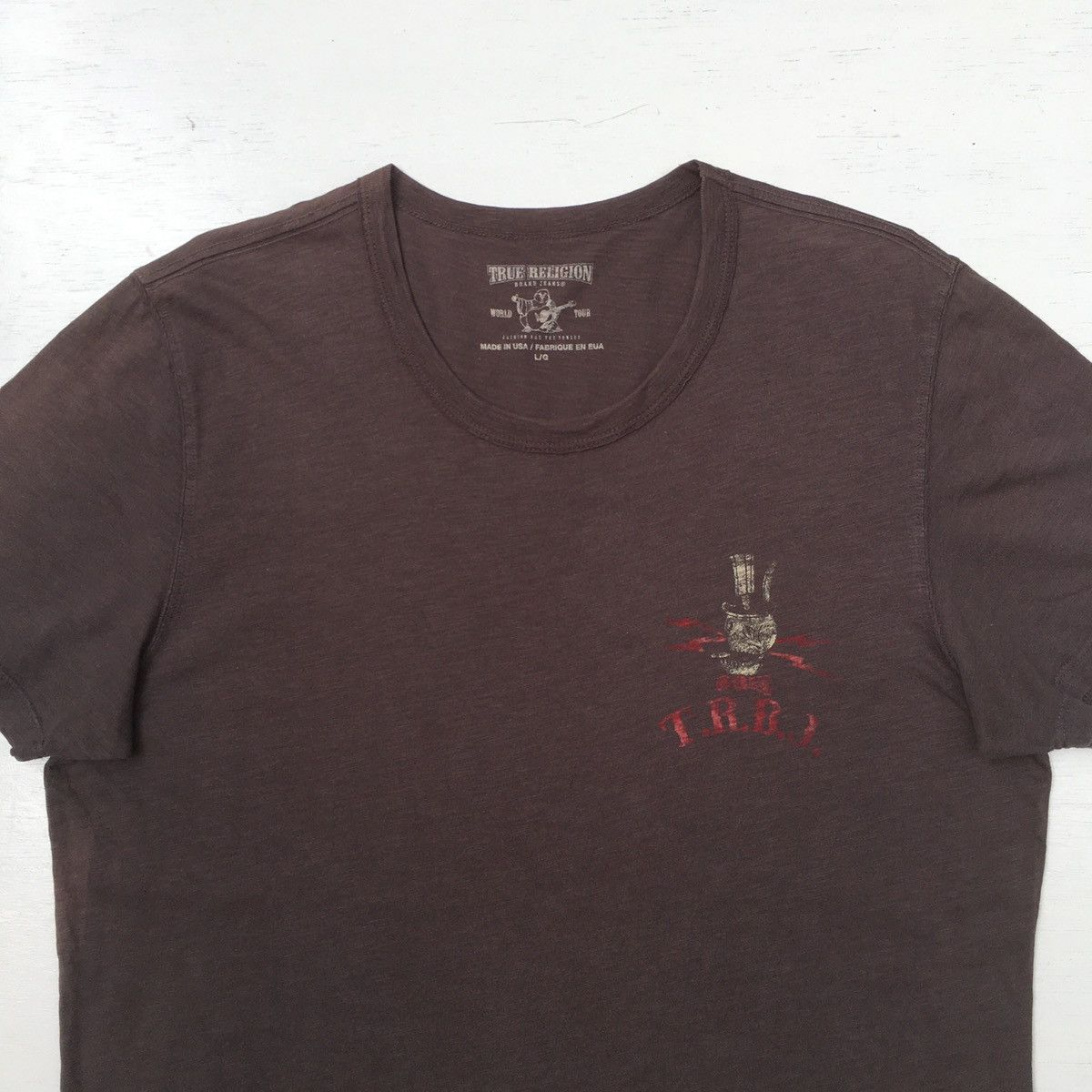 True Religion TRUE RELIGION T-SHIRT UNEVEN FADED Size US L / EU 52-54 / 3 - 15 Thumbnail