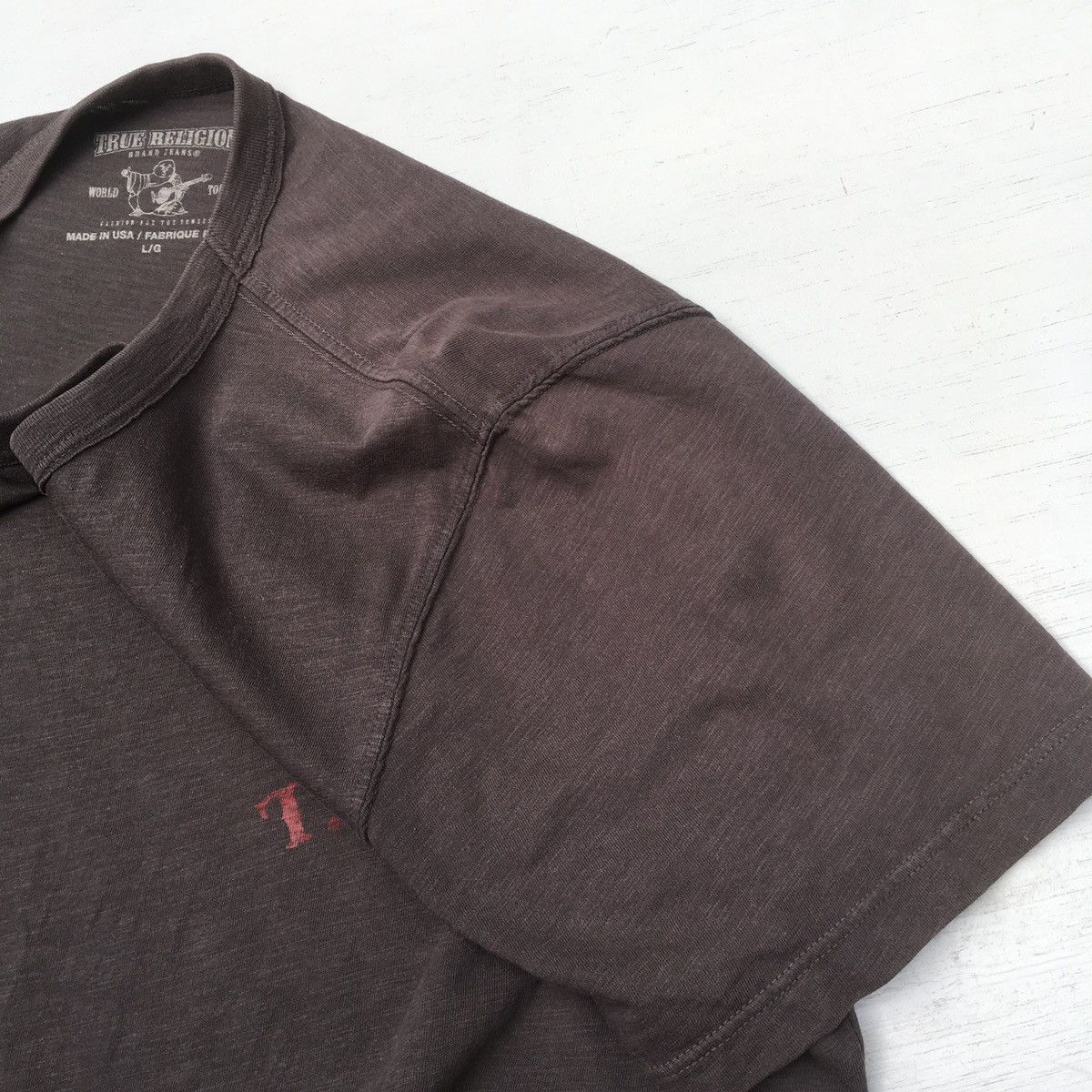 True Religion TRUE RELIGION T-SHIRT UNEVEN FADED Size US L / EU 52-54 / 3 - 23 Thumbnail