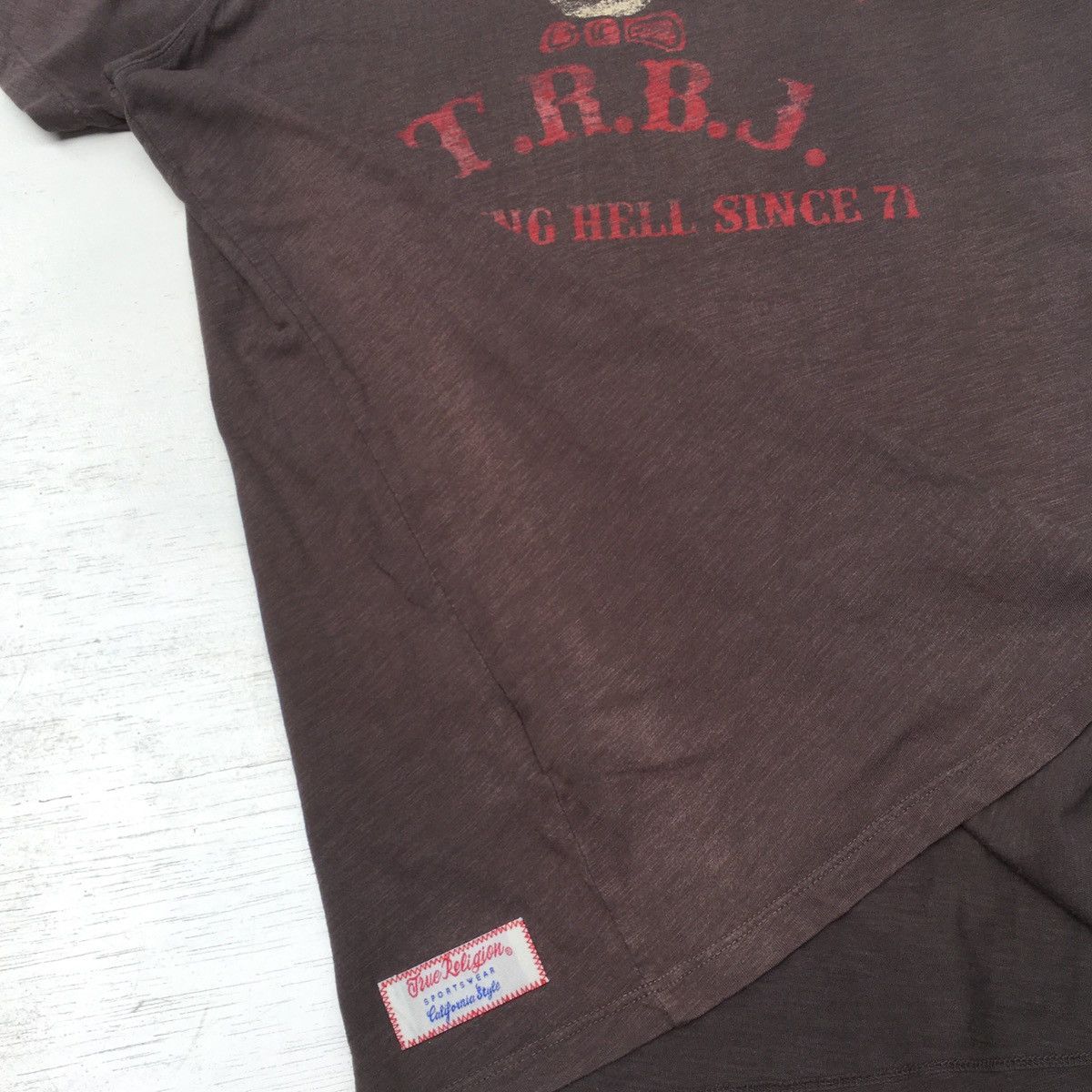 True Religion TRUE RELIGION T-SHIRT UNEVEN FADED Size US L / EU 52-54 / 3 - 12 Thumbnail