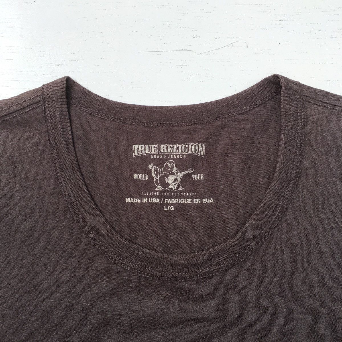 True Religion TRUE RELIGION T-SHIRT UNEVEN FADED Size US L / EU 52-54 / 3 - 17 Thumbnail