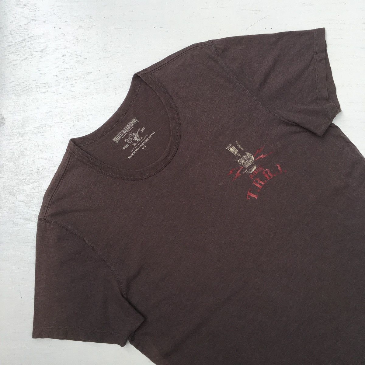 True Religion TRUE RELIGION T-SHIRT UNEVEN FADED Size US L / EU 52-54 / 3 - 20 Thumbnail