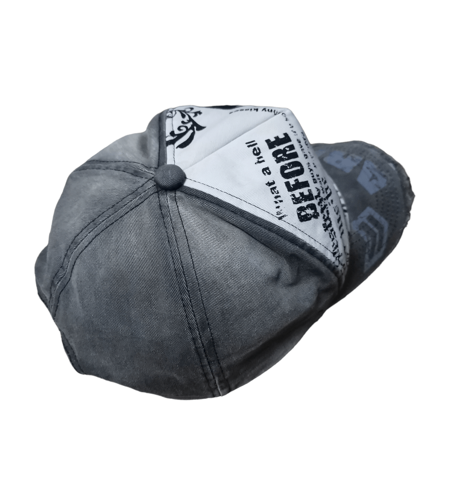 Vintage Vintage '' ROCK IS DEAD '' Distressed Hat Size ONE SIZE - 3 Thumbnail