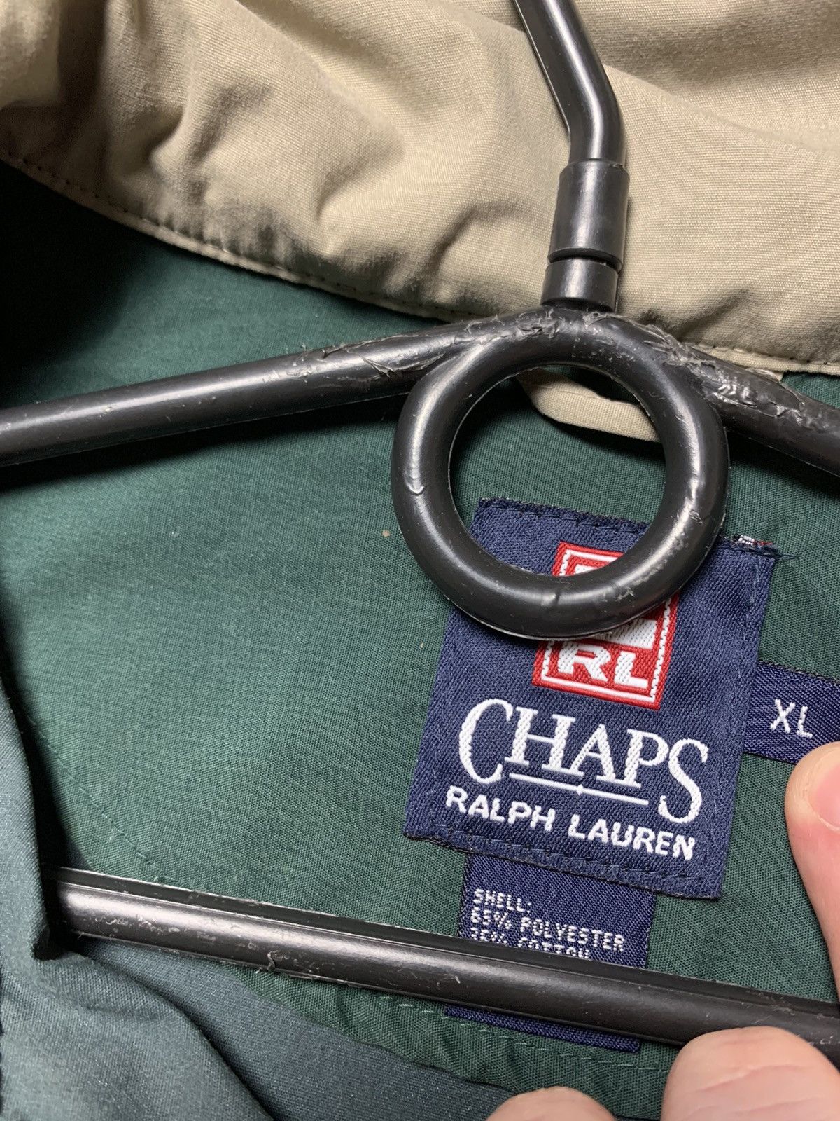 Chaps Ralph Lauren × Polo Ralph Lauren × Vintage Vintage Chaps Polo Ralph Lauren anorak light jacket size XL Size US XL / EU 56 / 4 - 4 Thumbnail