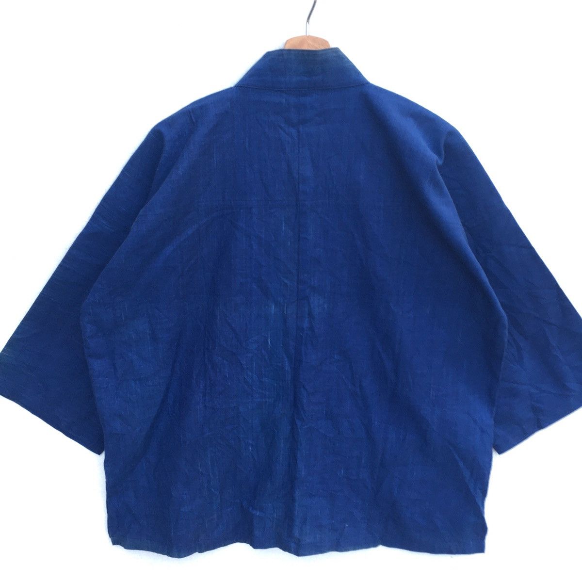 Japanese Brand Vtg Hickory Noragi Indigo Japanese Wrap Kimono Like Visvim Size US M / EU 48-50 / 2 - 5 Thumbnail
