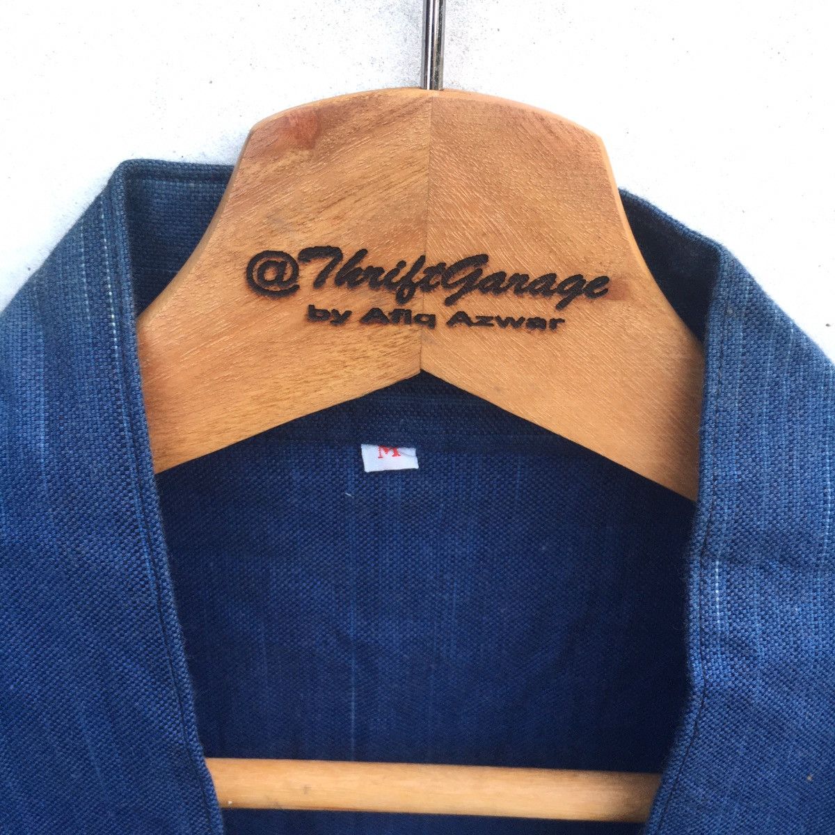 Japanese Brand Vtg Hickory Noragi Indigo Japanese Wrap Kimono Like Visvim Size US M / EU 48-50 / 2 - 4 Thumbnail
