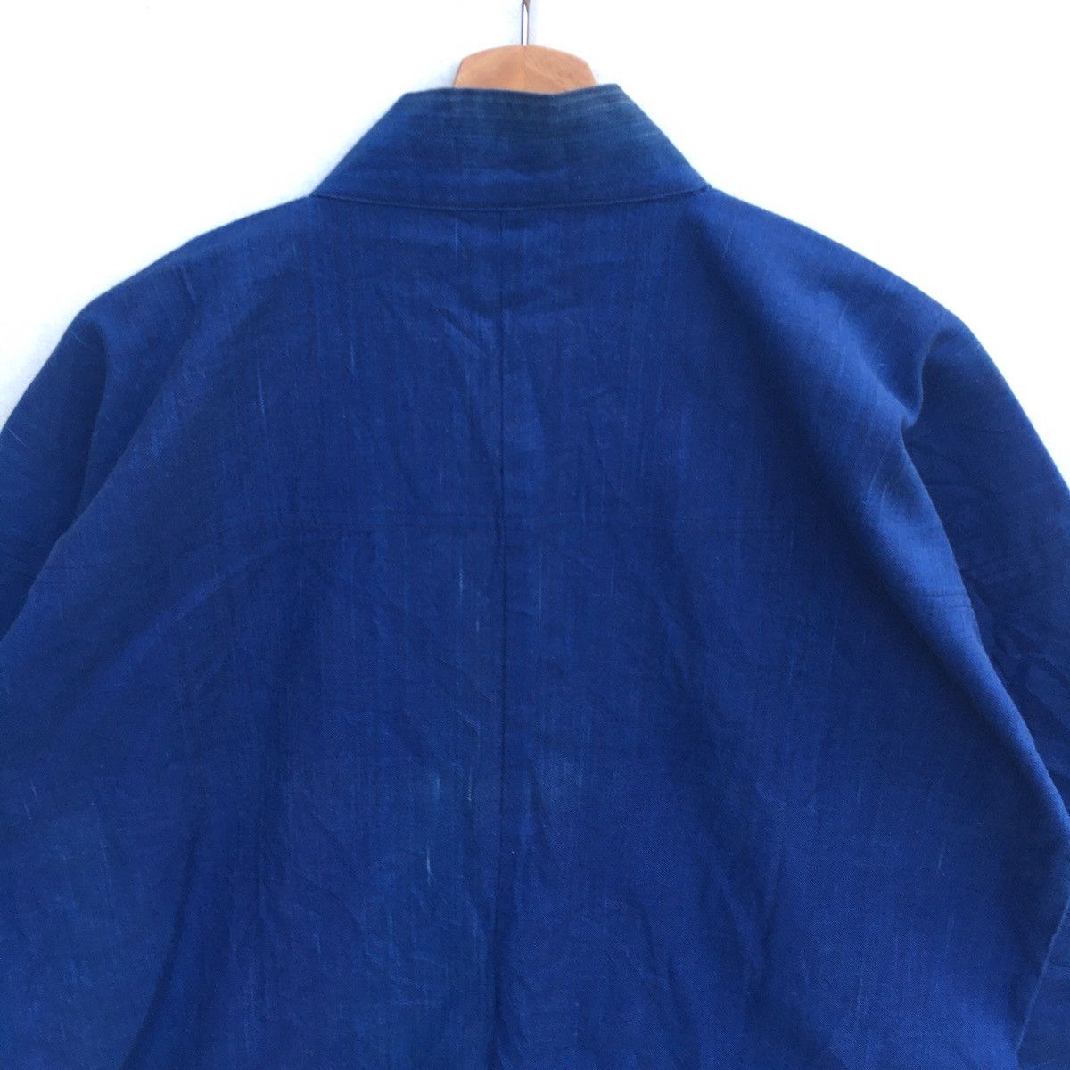 Japanese Brand Vtg Hickory Noragi Indigo Japanese Wrap Kimono Like Visvim Size US M / EU 48-50 / 2 - 6 Thumbnail