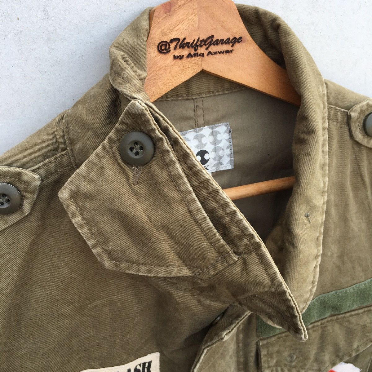 Takeo Kikuchi Vtg Takeo Kikuchi Military Squad Division Patchwork Jacket Size US L / EU 52-54 / 3 - 9 Thumbnail