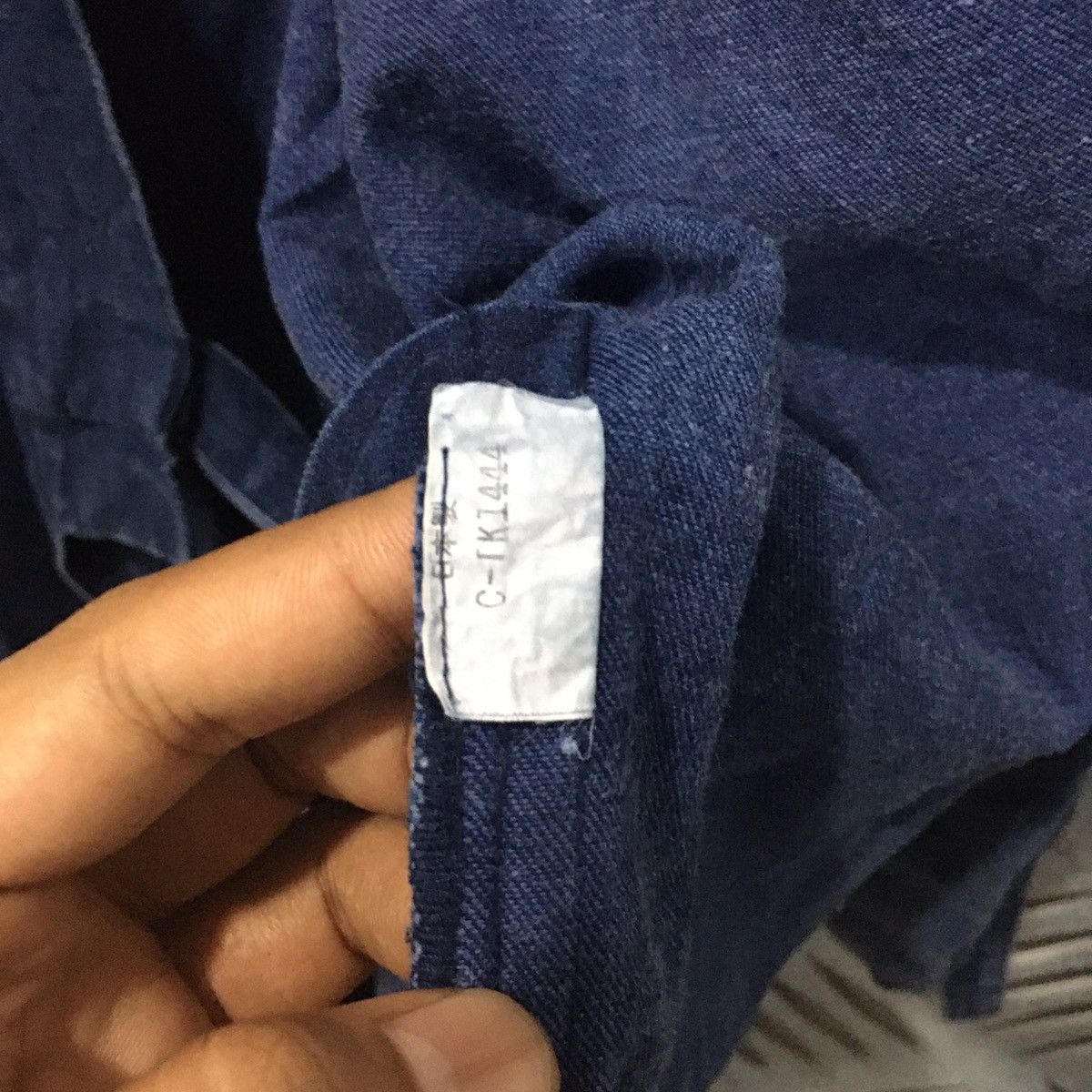 Japanese Brand Vintage Haori Hanten Indigo Kimono 2 Pocket Size US M / EU 48-50 / 2 - 8 Thumbnail
