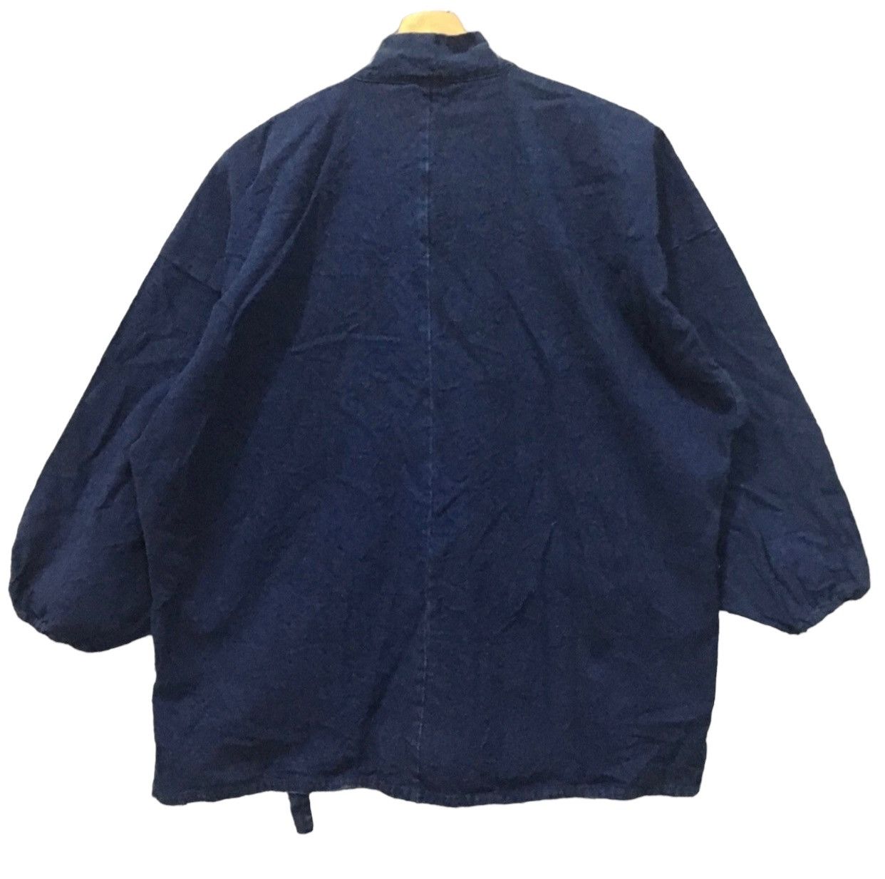 Japanese Brand Vintage Haori Hanten Indigo Kimono 2 Pocket Size US M / EU 48-50 / 2 - 7 Thumbnail