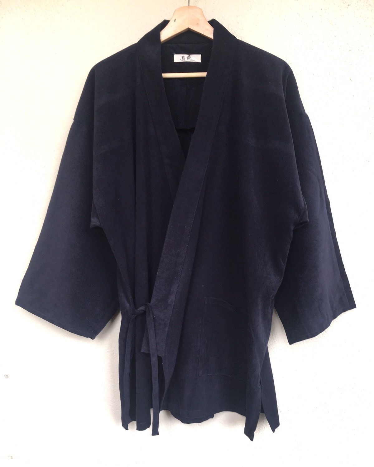 Indigo Vintage Velvet Indigo Sanjuro Noragi Kimono Inspired Visvim Size US L / EU 52-54 / 3 - 4 Thumbnail