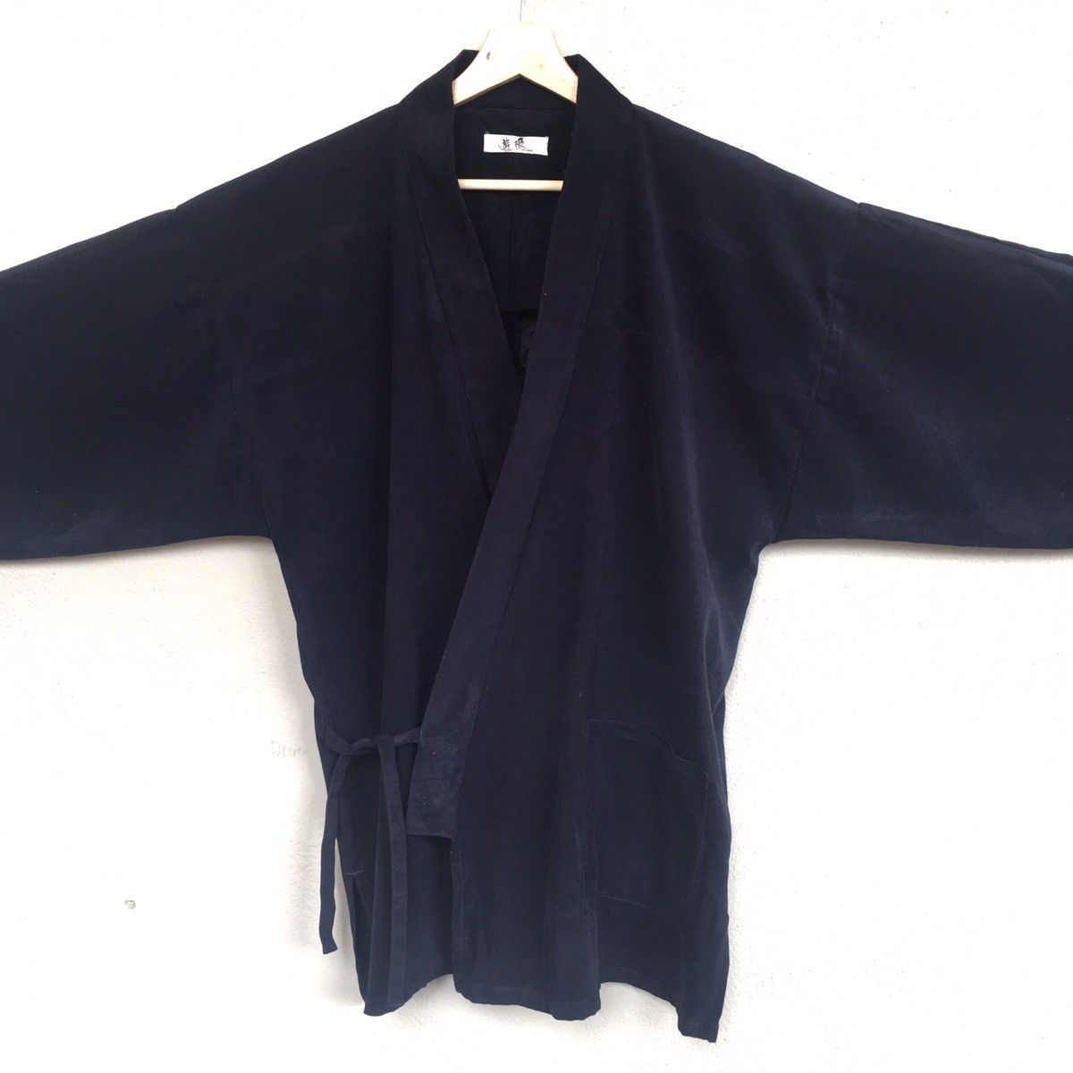 Indigo Vintage Velvet Indigo Sanjuro Noragi Kimono Inspired Visvim Size US L / EU 52-54 / 3 - 1 Thumbnail