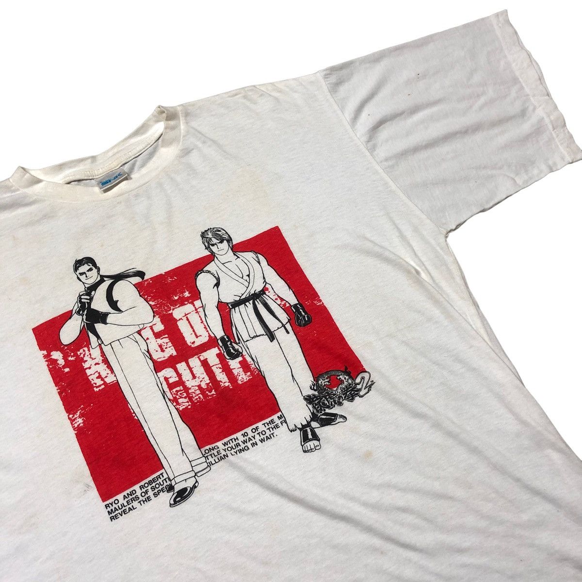 Vintage Vtg King Of Fighters Robert N Ryo SNK Promo Tshirt | Grailed