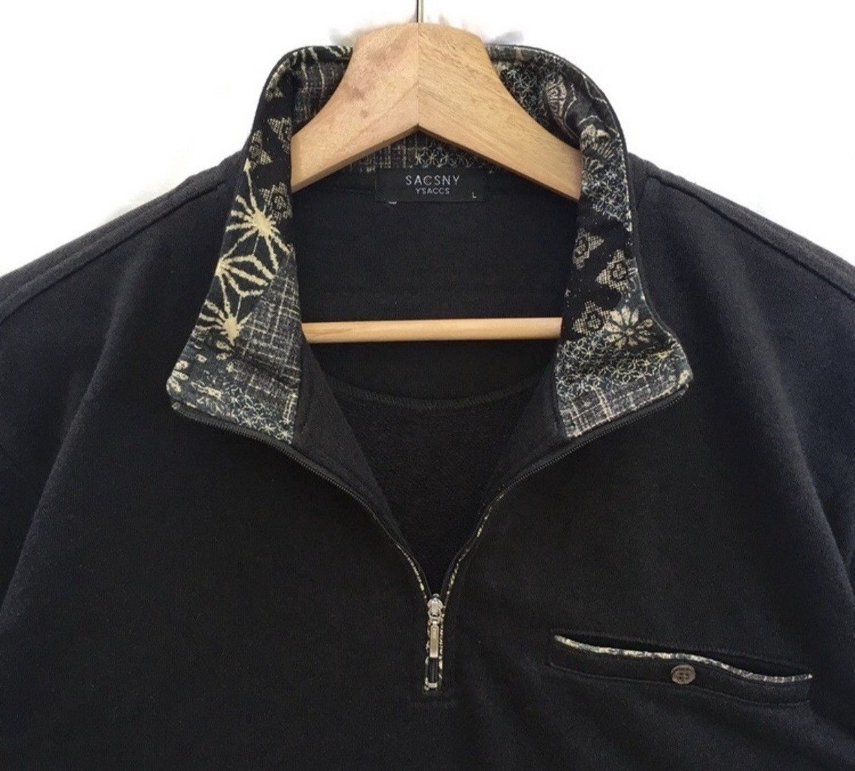 Yohji Yamamoto Vtg Sacsny Y’saccs by Yohji Yamamoto Jumper Single Pocket Size US L / EU 52-54 / 3 - 3 Thumbnail
