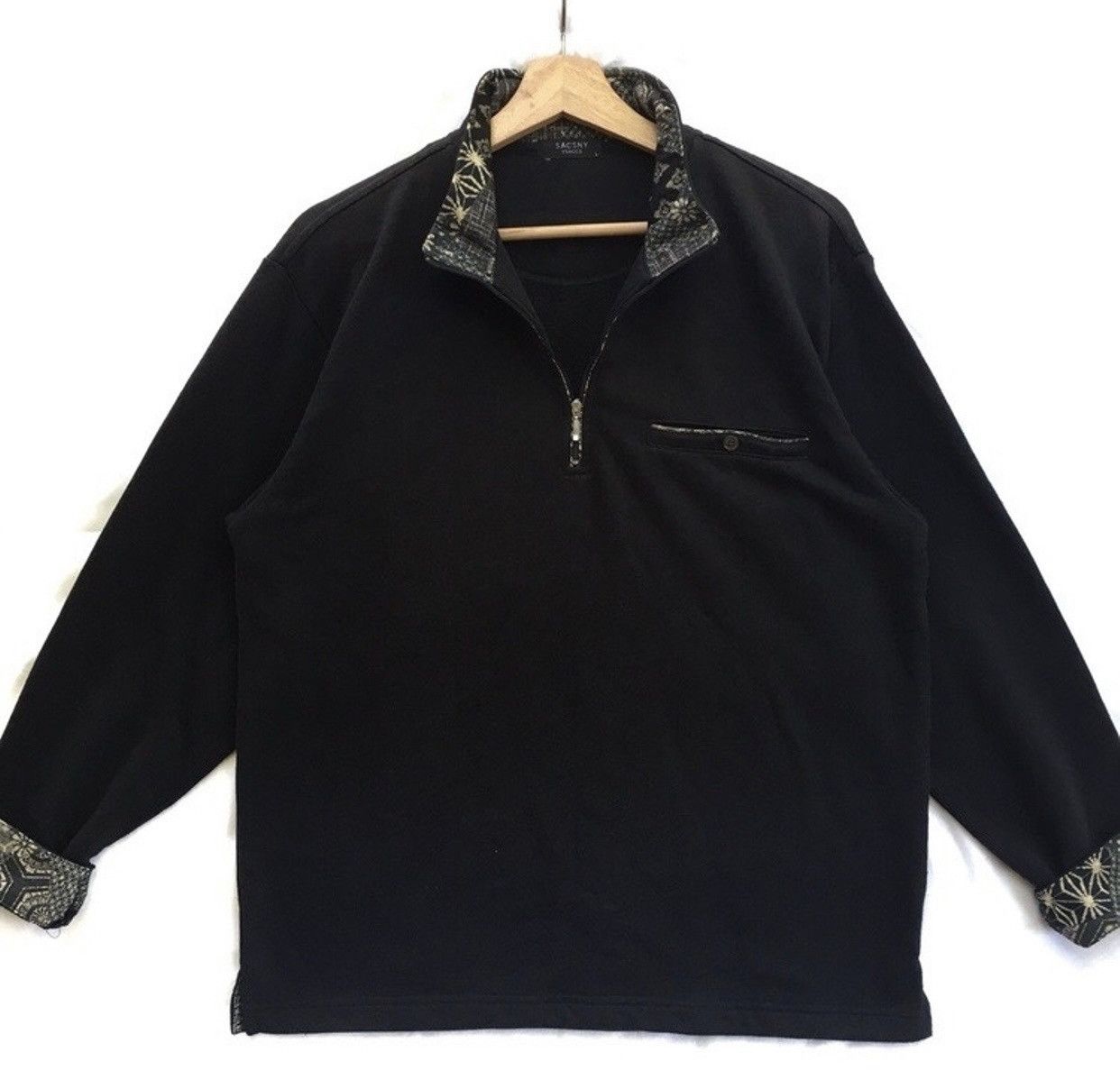 Yohji Yamamoto Vtg Sacsny Y’saccs by Yohji Yamamoto Jumper Single Pocket Size US L / EU 52-54 / 3 - 1 Thumbnail