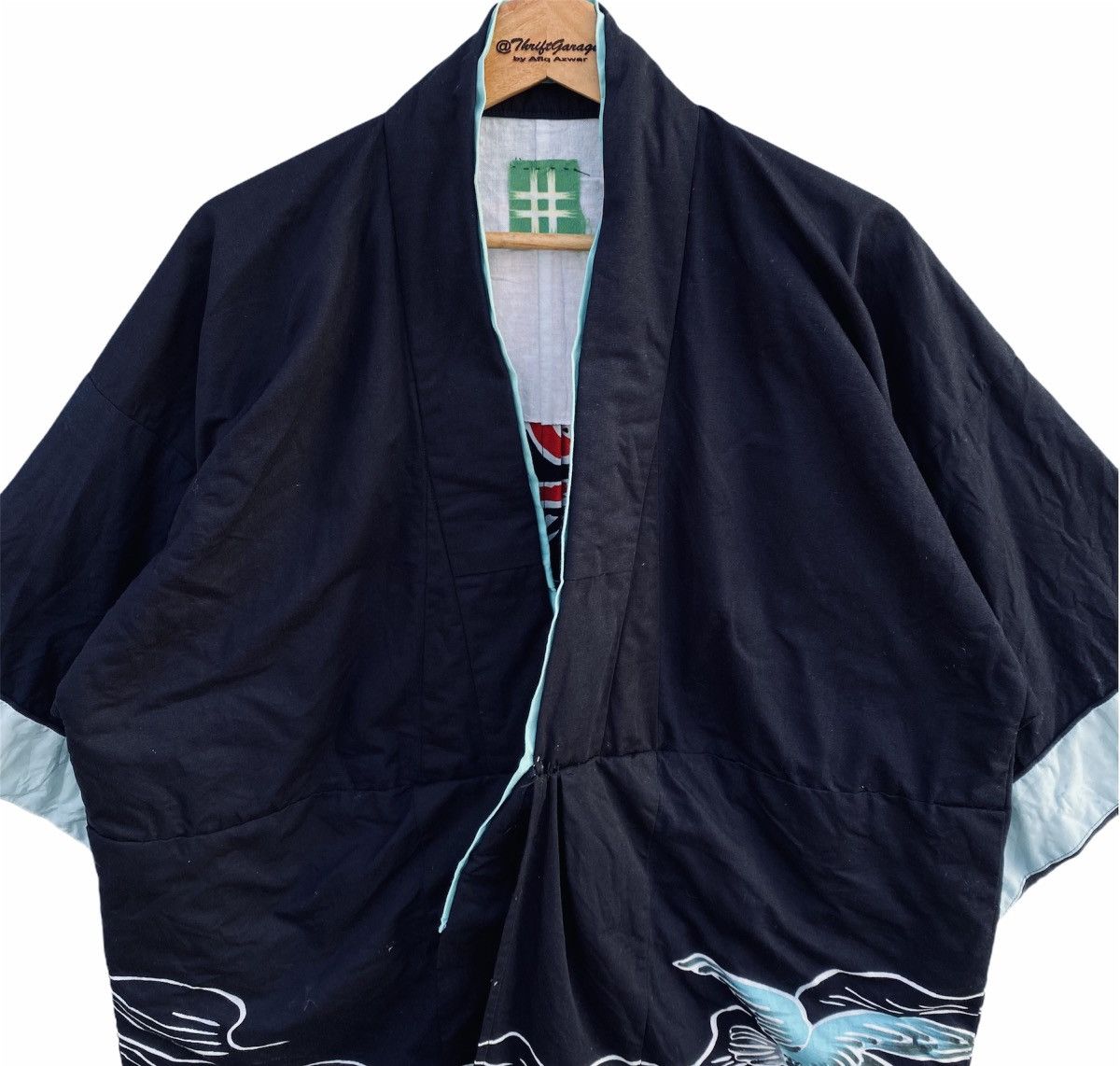 Vintage Vintage Custom Hitoe Sanjuro Hanten Sea Native Kimono Japan Size US L / EU 52-54 / 3 - 4 Thumbnail