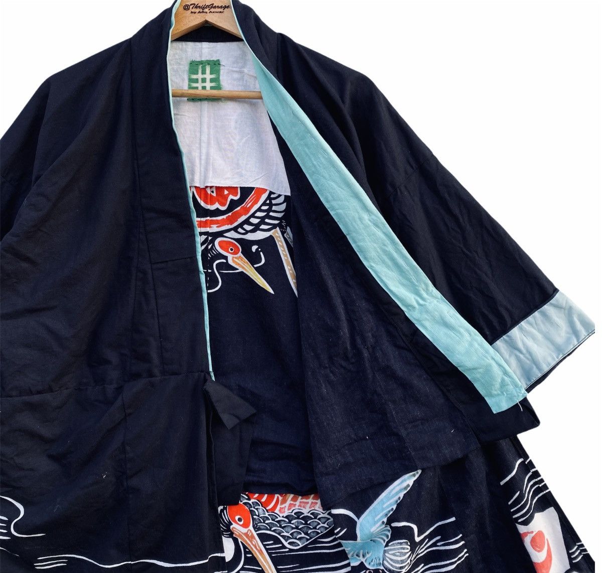 Vintage Vintage Custom Hitoe Sanjuro Hanten Sea Native Kimono Japan Size US L / EU 52-54 / 3 - 5 Thumbnail