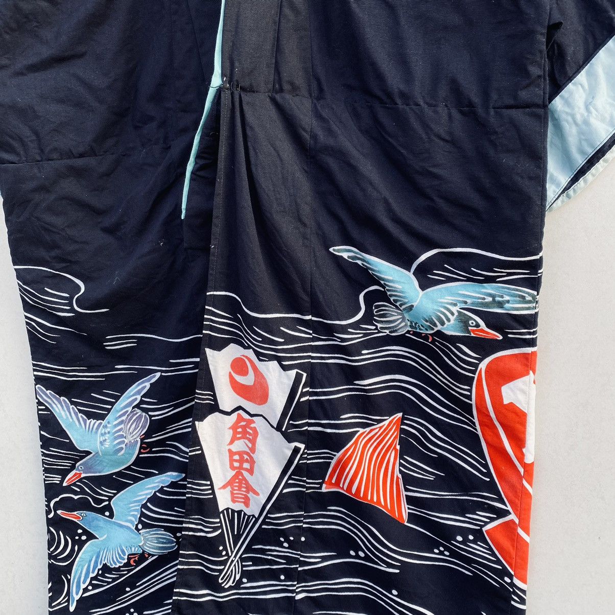 Vintage Vintage Custom Hitoe Sanjuro Hanten Sea Native Kimono Japan Size US L / EU 52-54 / 3 - 6 Thumbnail