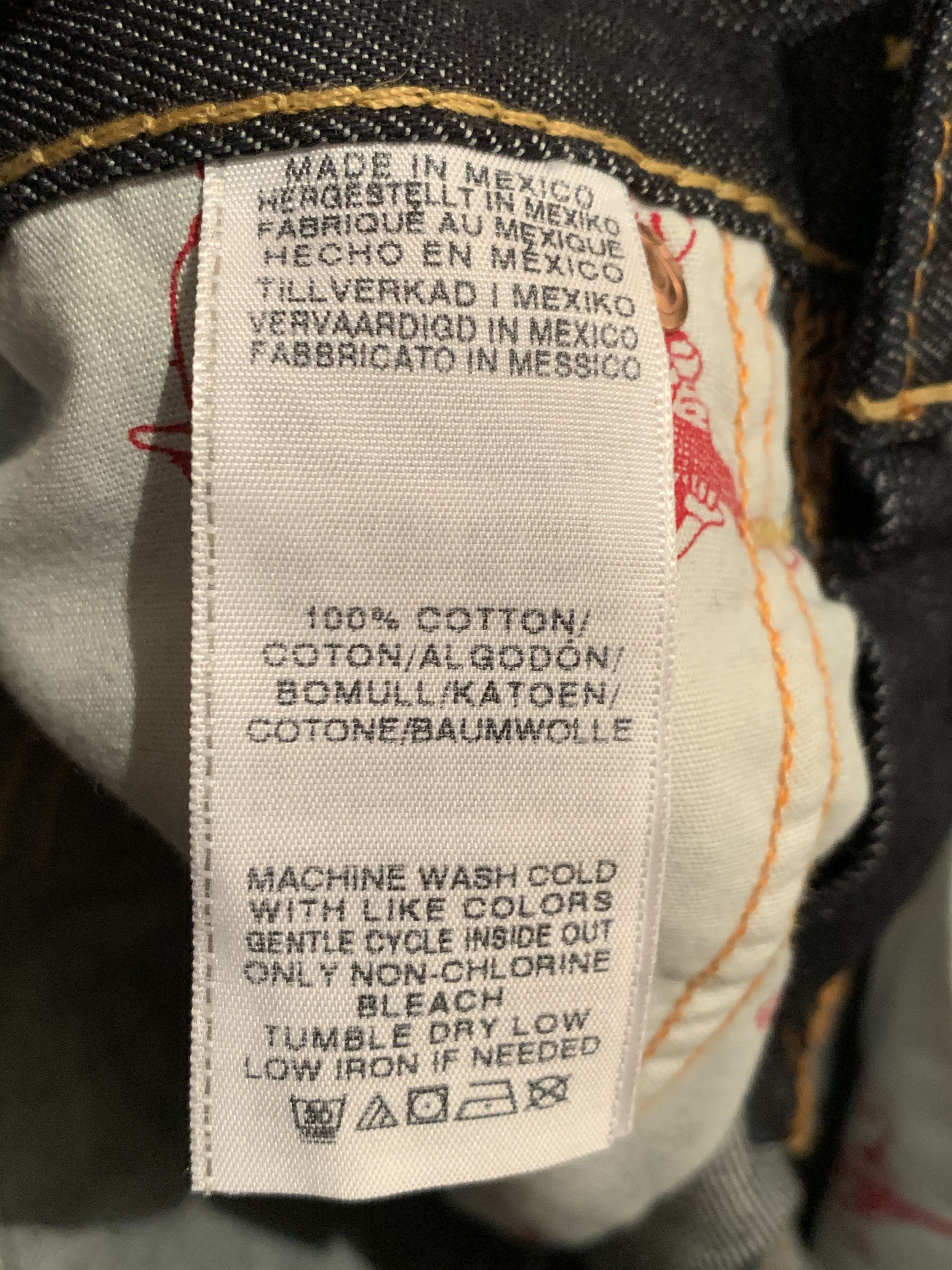 Designer × True Religion × Vintage *RARE* Vintage True Religion Horseshoe Pocket Denim Jeans Size US 32 / EU 48 - 6 Thumbnail