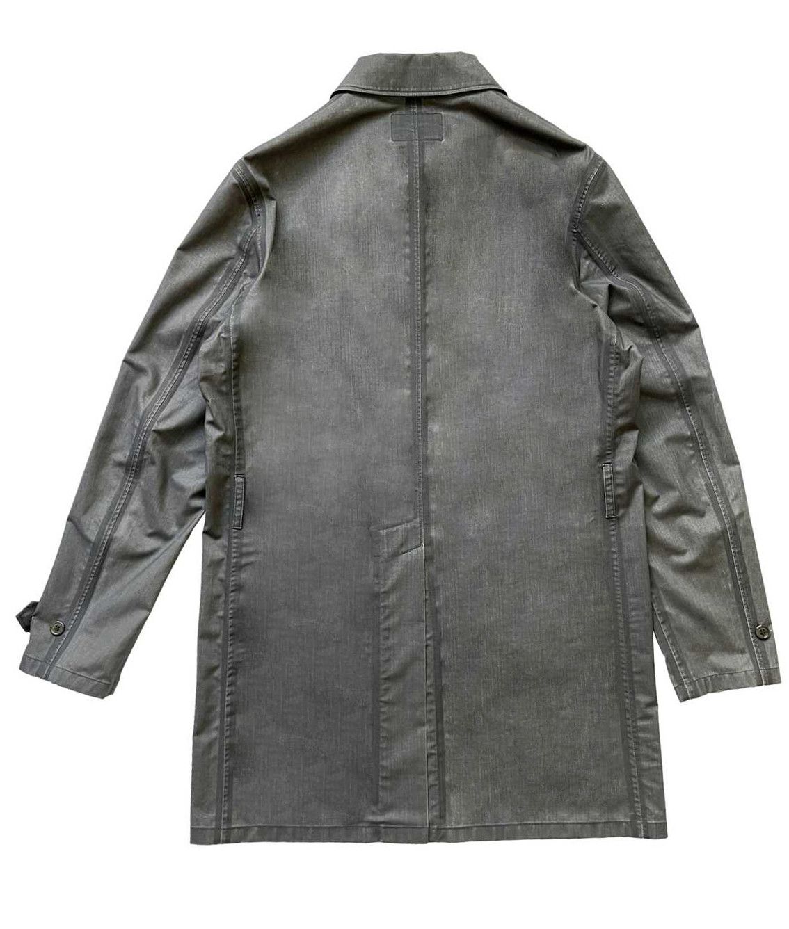 Prada ⚡️QUICK SALE⚡️2010 Prada Dark Grey Raincoat Overcoat Size US M / EU 48-50 / 2 - 2 Thumbnail