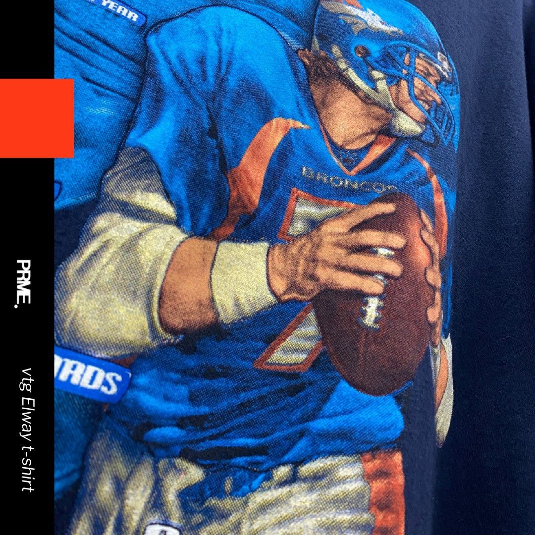 Lee vintage 90s 1998 LEE SPORT ELWAY NFL Denver Broncos t-shirt Size US XL / EU 56 / 4 - 7 Thumbnail