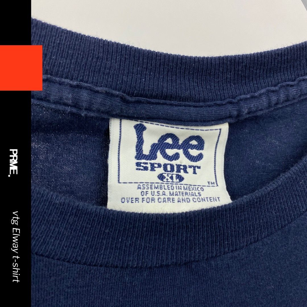 Lee vintage 90s 1998 LEE SPORT ELWAY NFL Denver Broncos t-shirt Size US XL / EU 56 / 4 - 8 Thumbnail