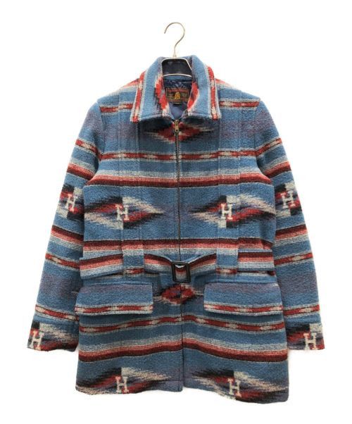 hysteric glamour native pattern wool coat