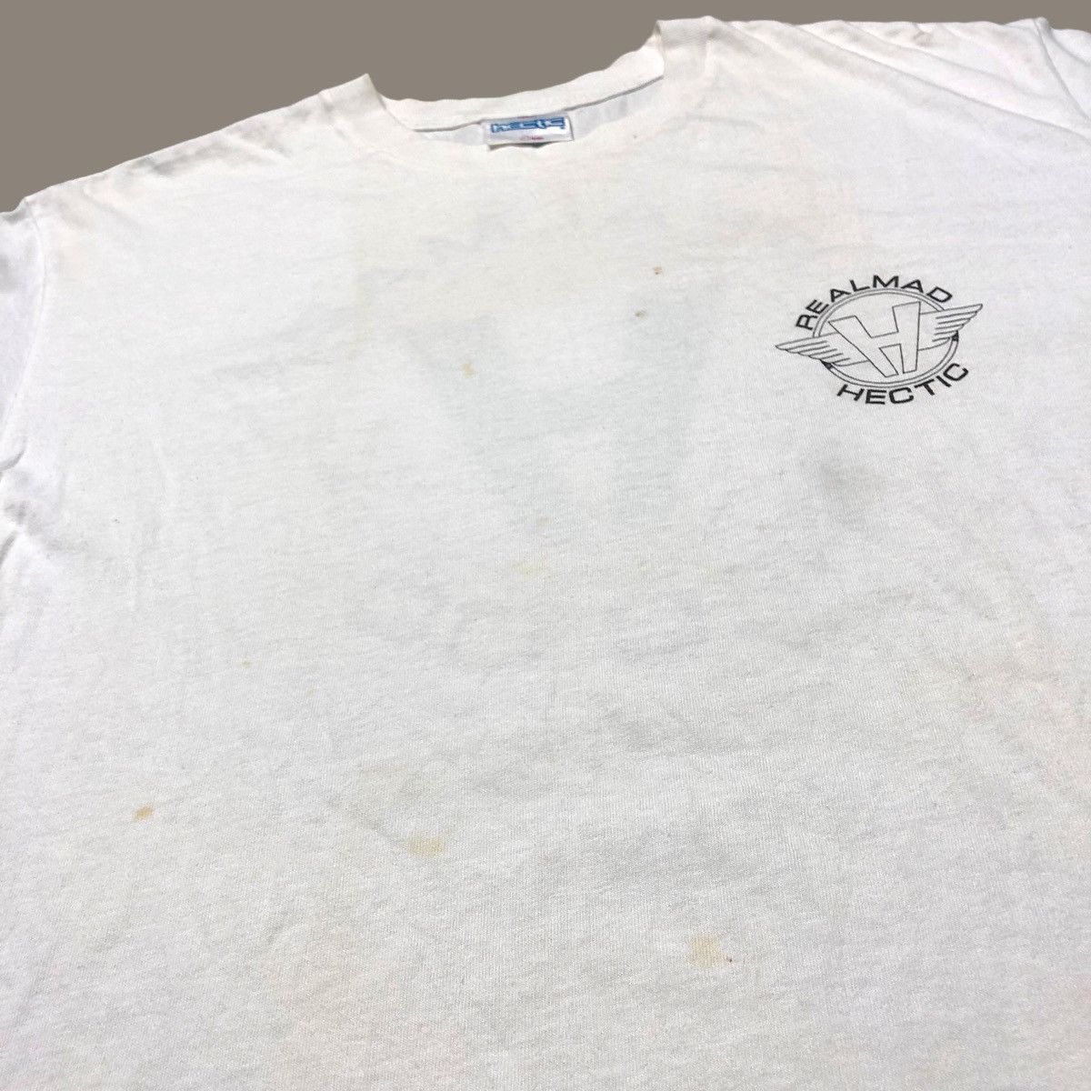 Hiroshi Fujiwara × Japanese Brand × MasterPiece Vtg Real MadHectic OG Japanese Streetwear Tshirt Size US L / EU 52-54 / 3 - 6 Thumbnail