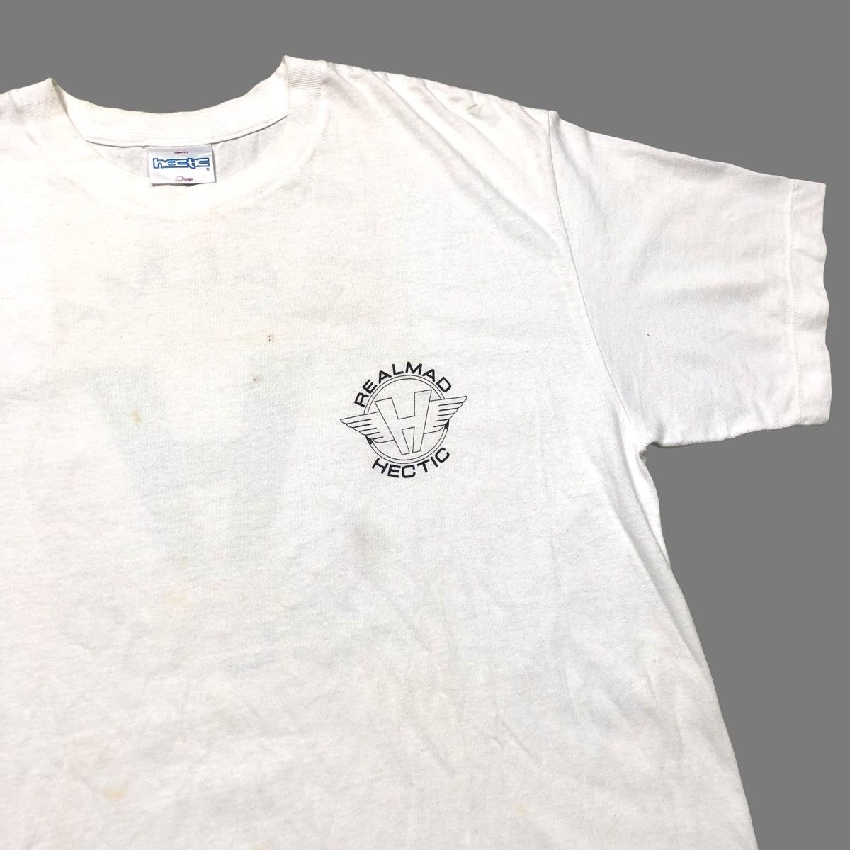 Hiroshi Fujiwara × Japanese Brand × MasterPiece Vtg Real MadHectic OG Japanese Streetwear Tshirt Size US L / EU 52-54 / 3 - 2 Thumbnail