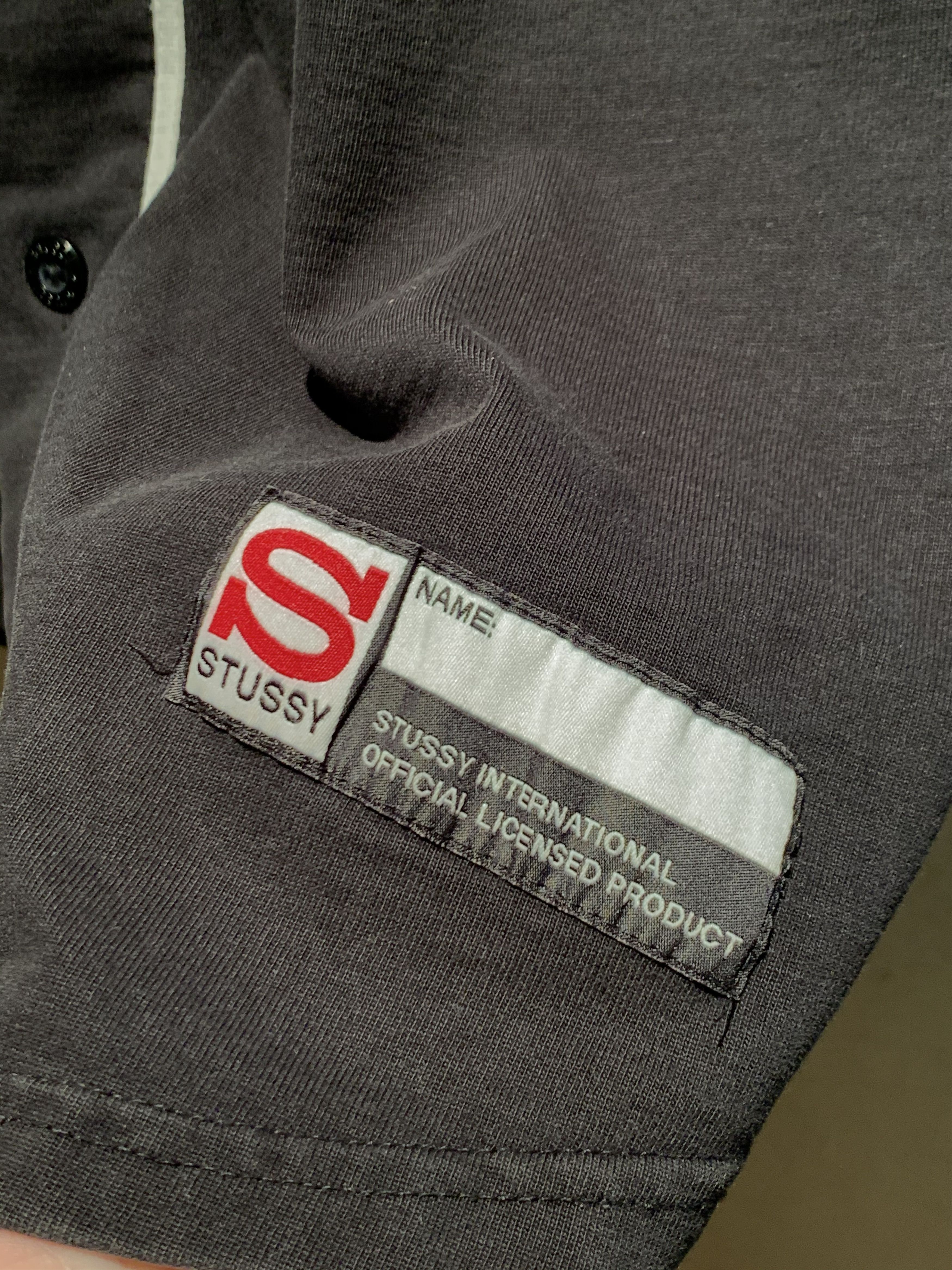 Designer × Stussy × Vintage *RARE* Stussy Embroidered Baseball Jersey - Large Size US L / EU 52-54 / 3 - 3 Thumbnail