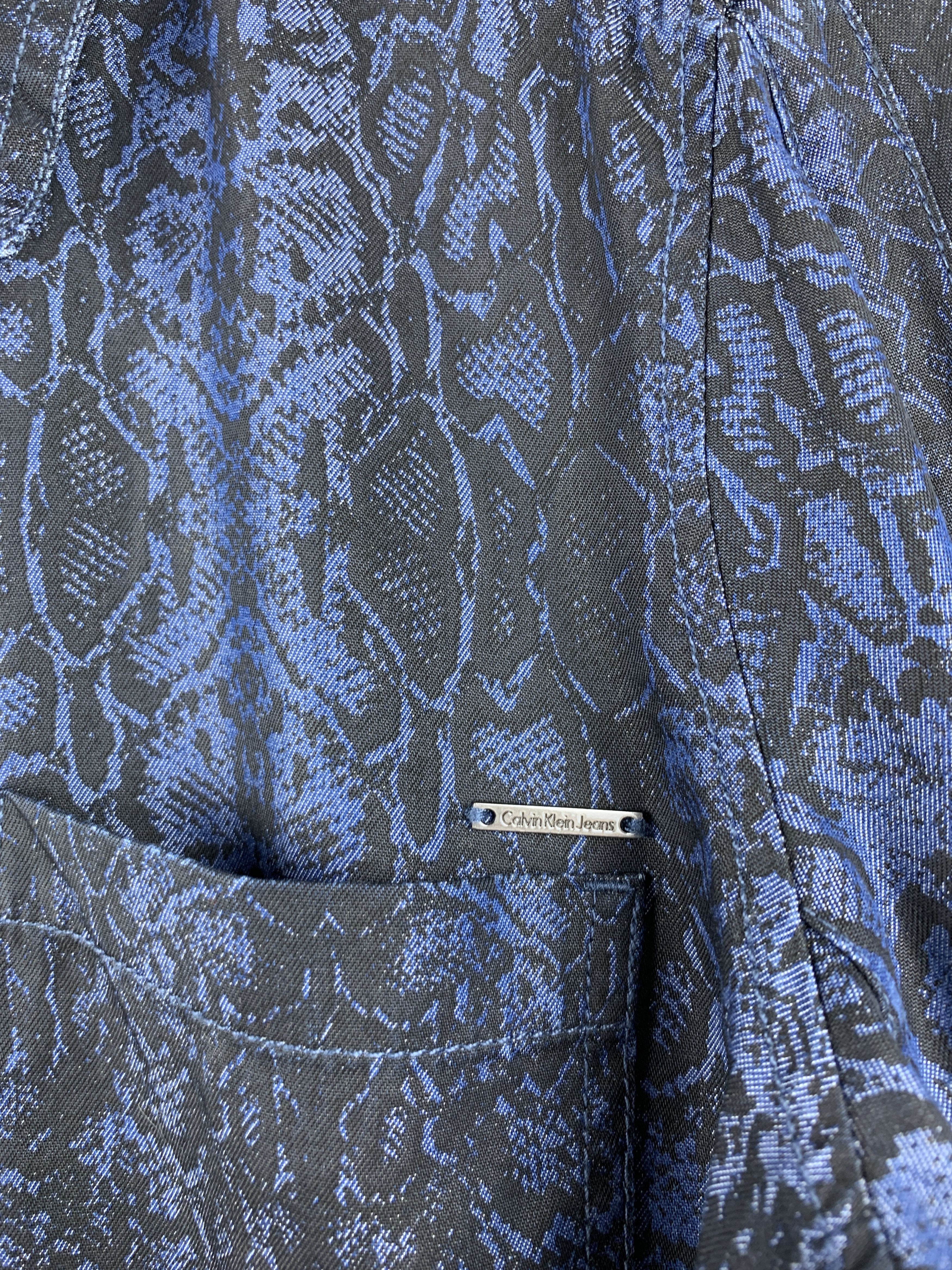 Calvin Klein Calvin Klein Jeans Snake Print Long Sleeve Wmn's Shirt Size M / US 6-8 / IT 42-44 - 3 Thumbnail