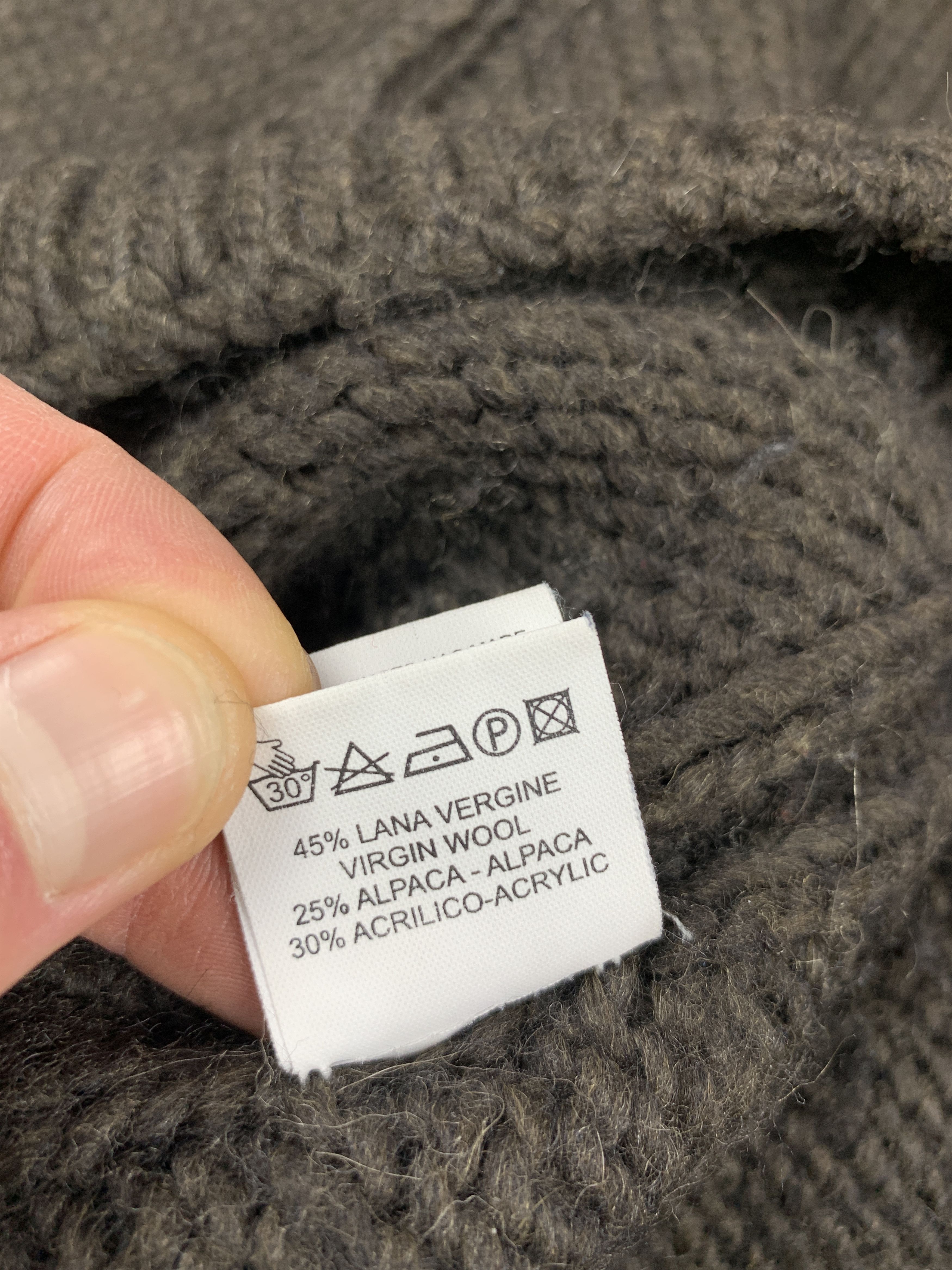 Paolo Pecora Paolo Pecora Milano Wool Alpaca Acrylic Sweater Size US XL / EU 56 / 4 - 11 Thumbnail
