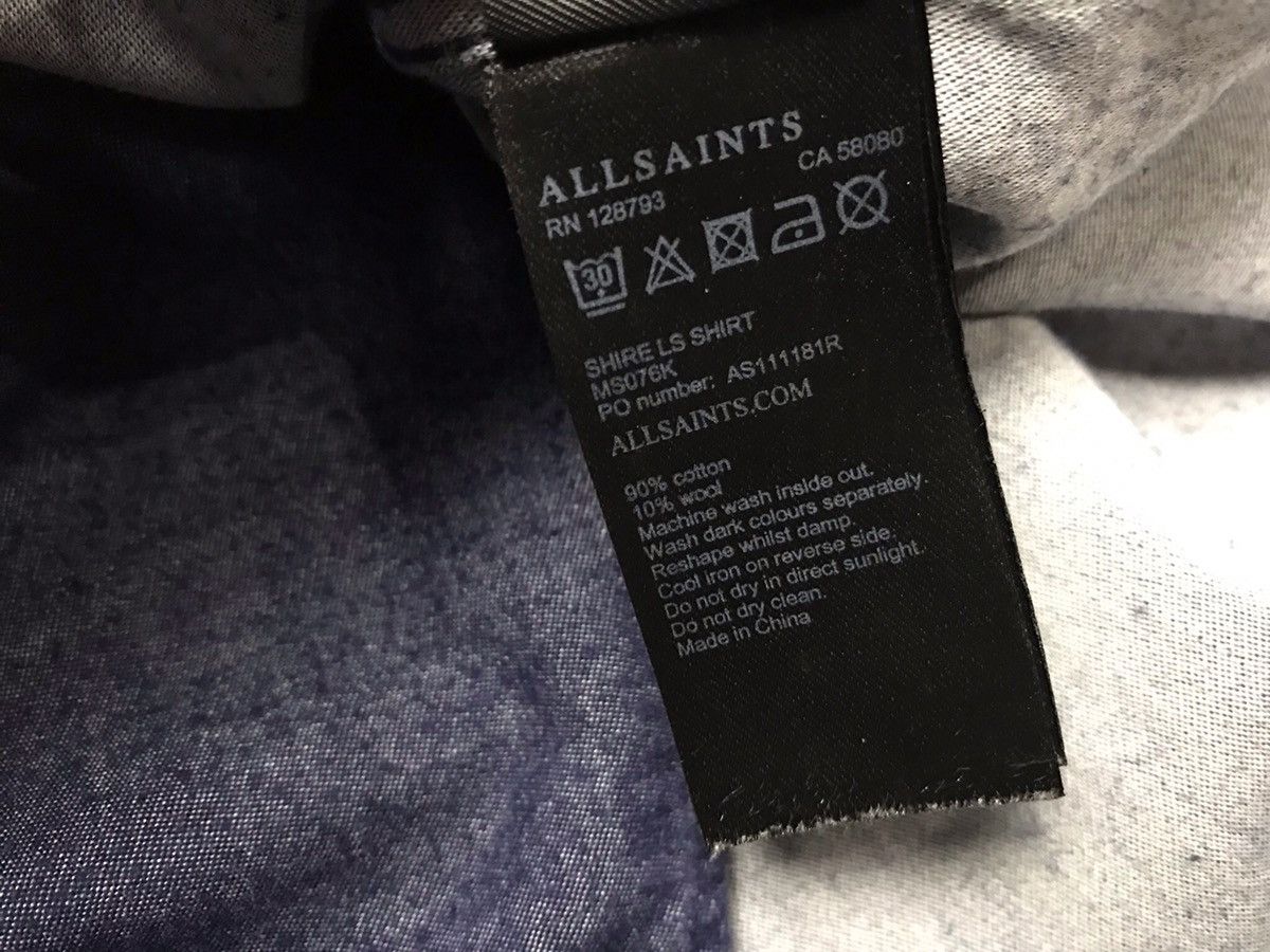 Allsaints Allsaints Shire Shirt Size US S / EU 44-46 / 1 - 10 Thumbnail