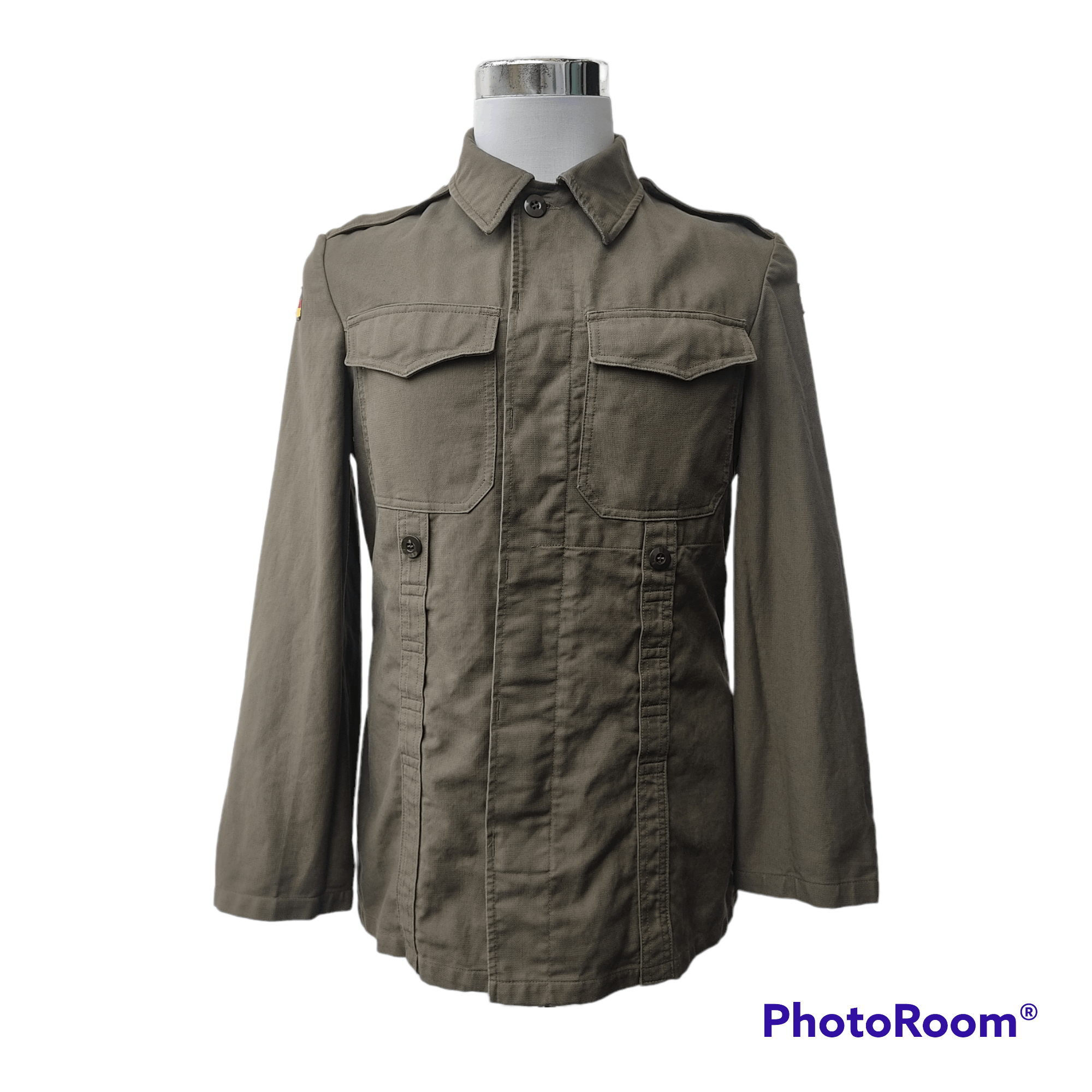 Vintage Vintage 80s OG German Army Moleskin Field Jacket Size US M / EU 48-50 / 2 - 1 Thumbnail