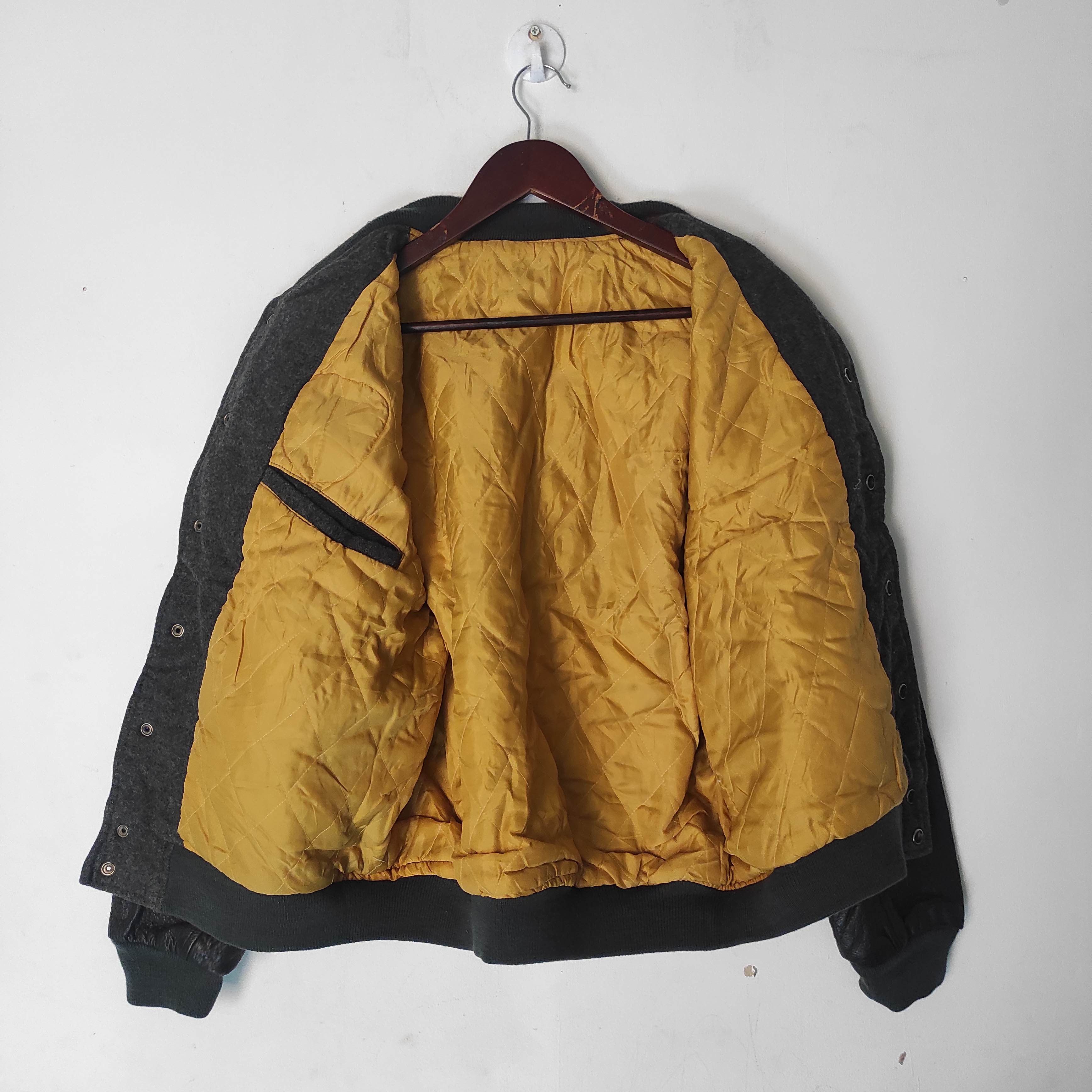 Japanese Brand Vintage Street Trad 1958 Varsity Leather Jacket Size US M / EU 48-50 / 2 - 12 Thumbnail