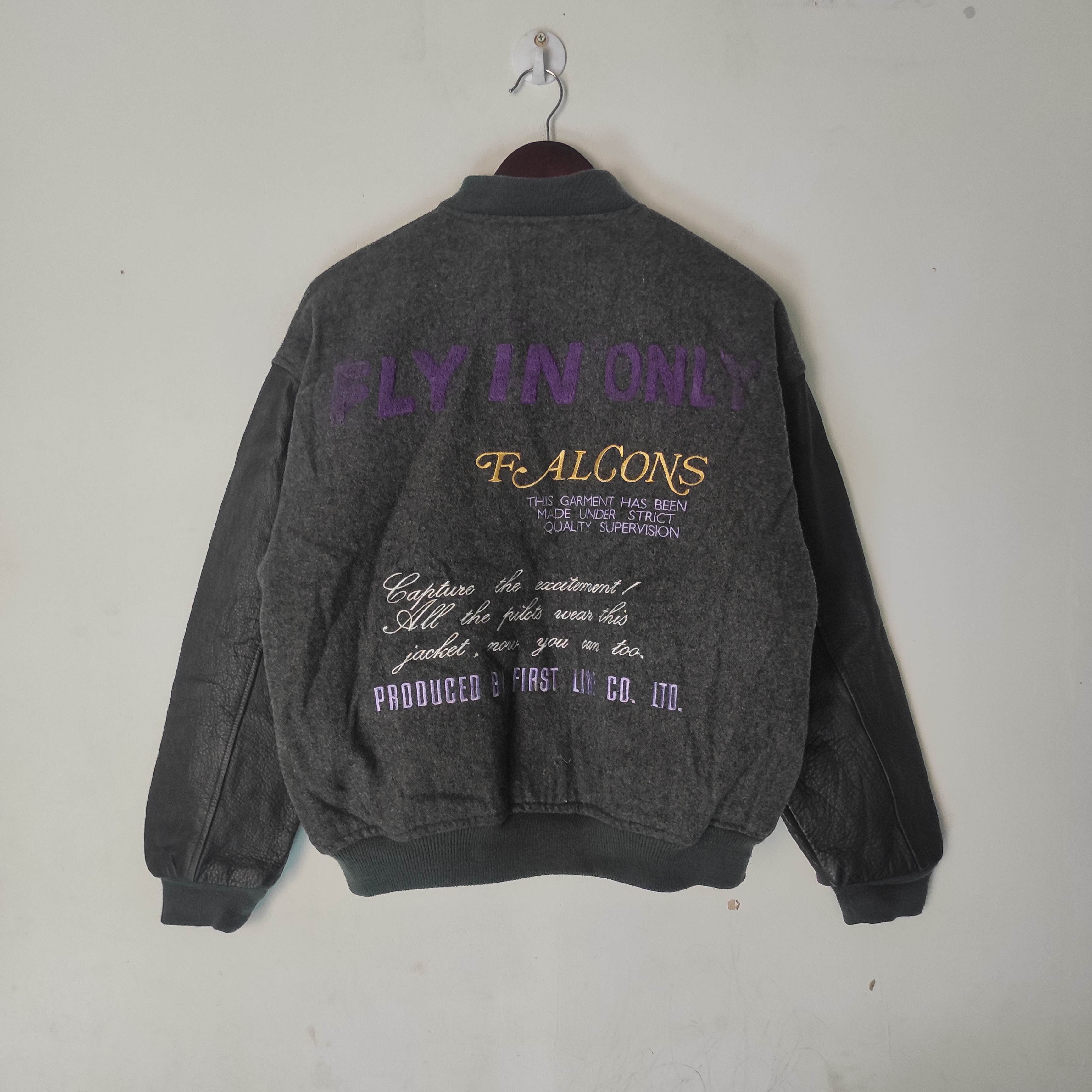 Japanese Brand Vintage Street Trad 1958 Varsity Leather Jacket Size US M / EU 48-50 / 2 - 14 Thumbnail