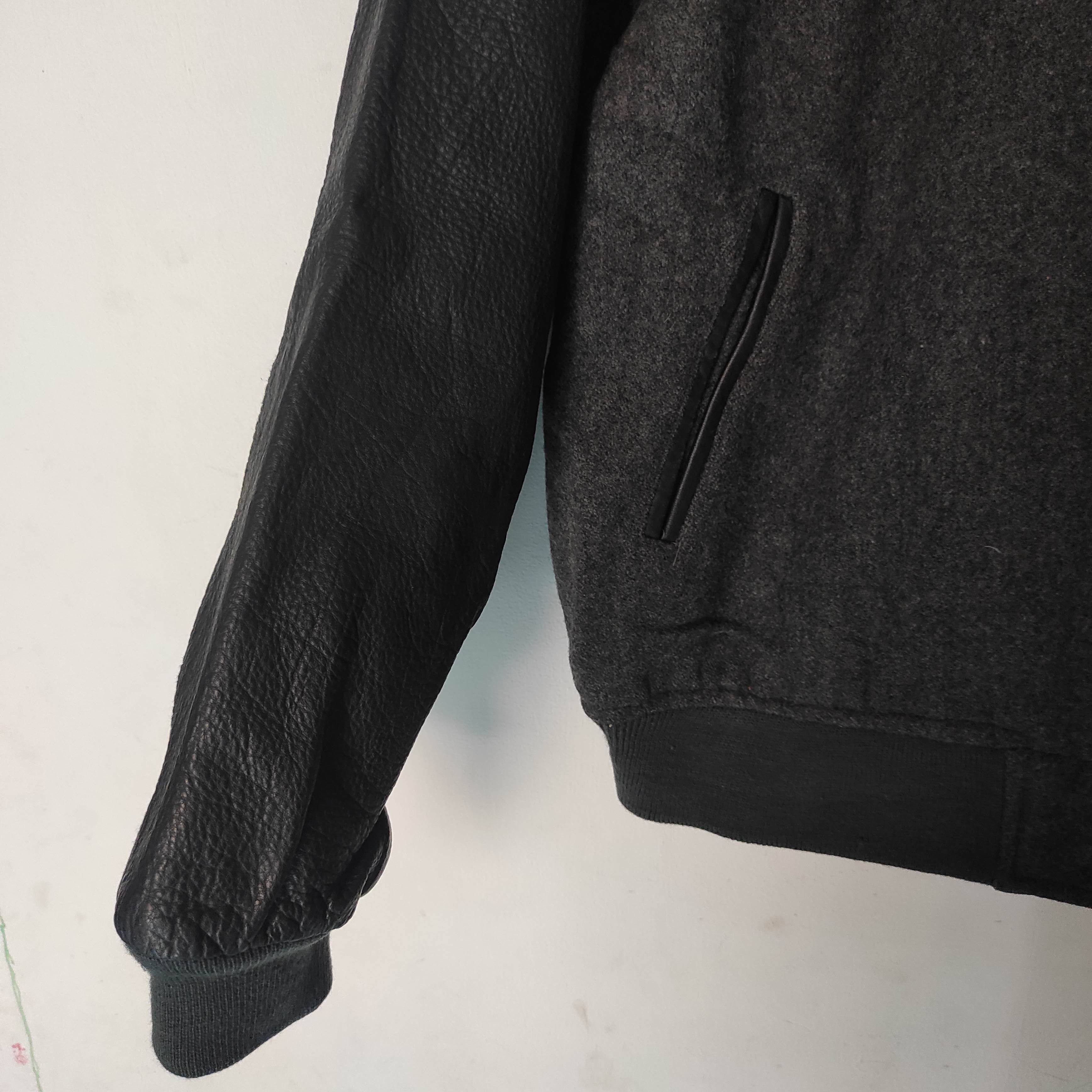 Japanese Brand Vintage Street Trad 1958 Varsity Leather Jacket Size US M / EU 48-50 / 2 - 8 Thumbnail