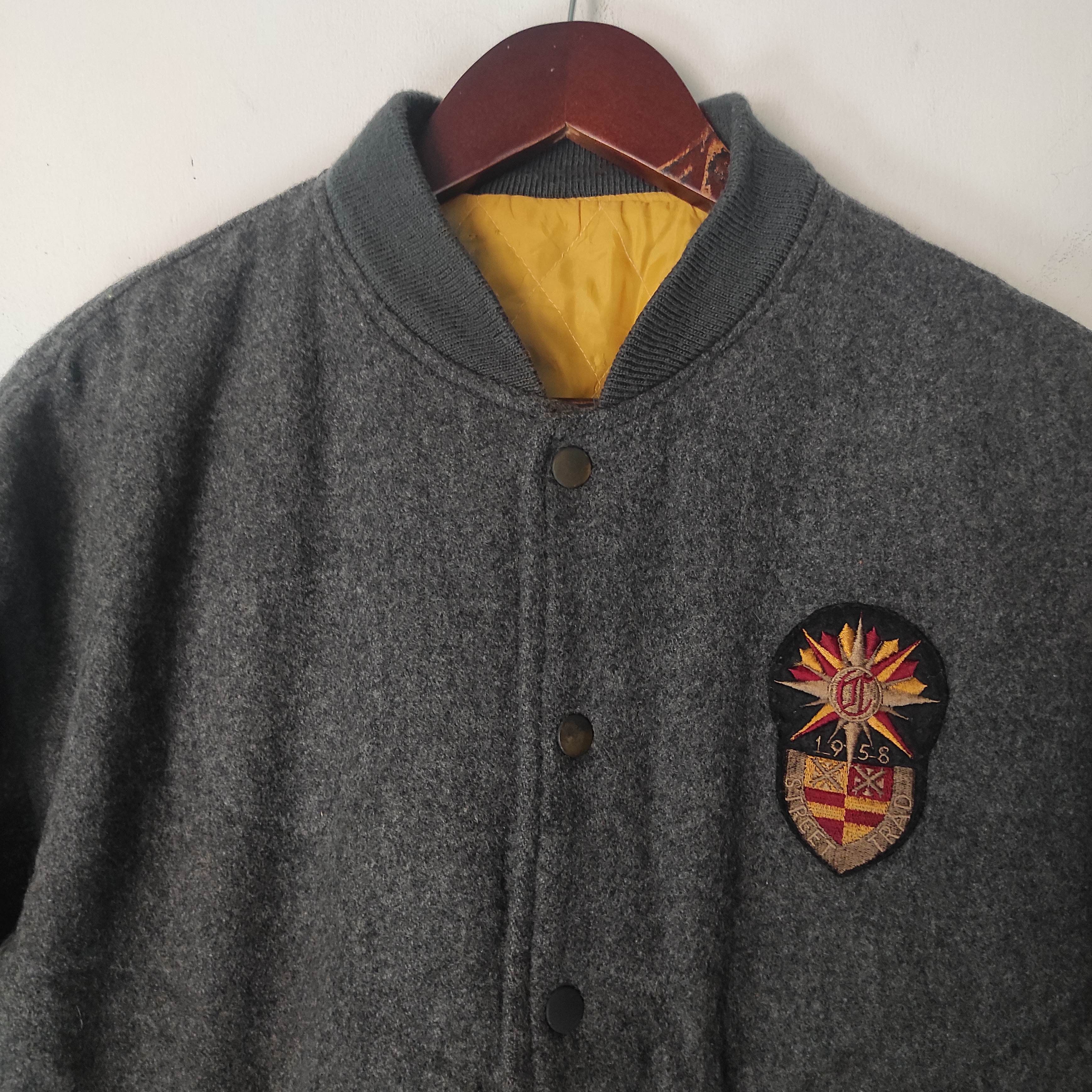 Japanese Brand Vintage Street Trad 1958 Varsity Leather Jacket Size US M / EU 48-50 / 2 - 3 Thumbnail