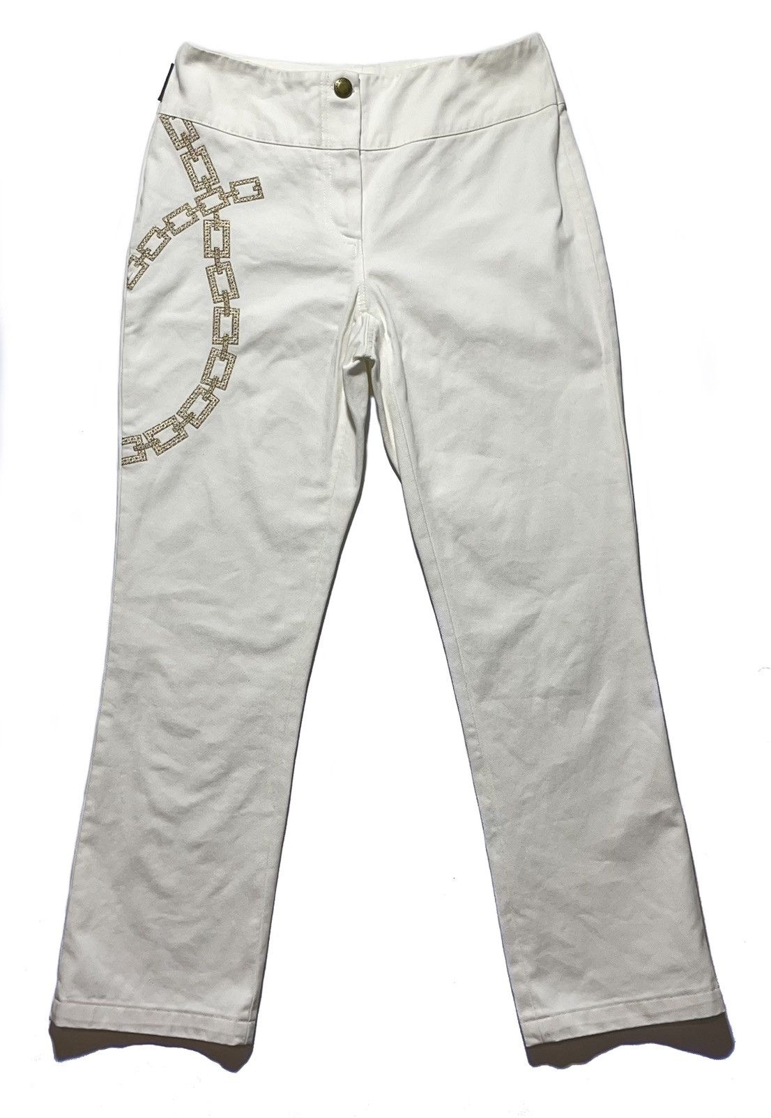 Vintage Women’s Valentino Jeans Gold Chain Pants
