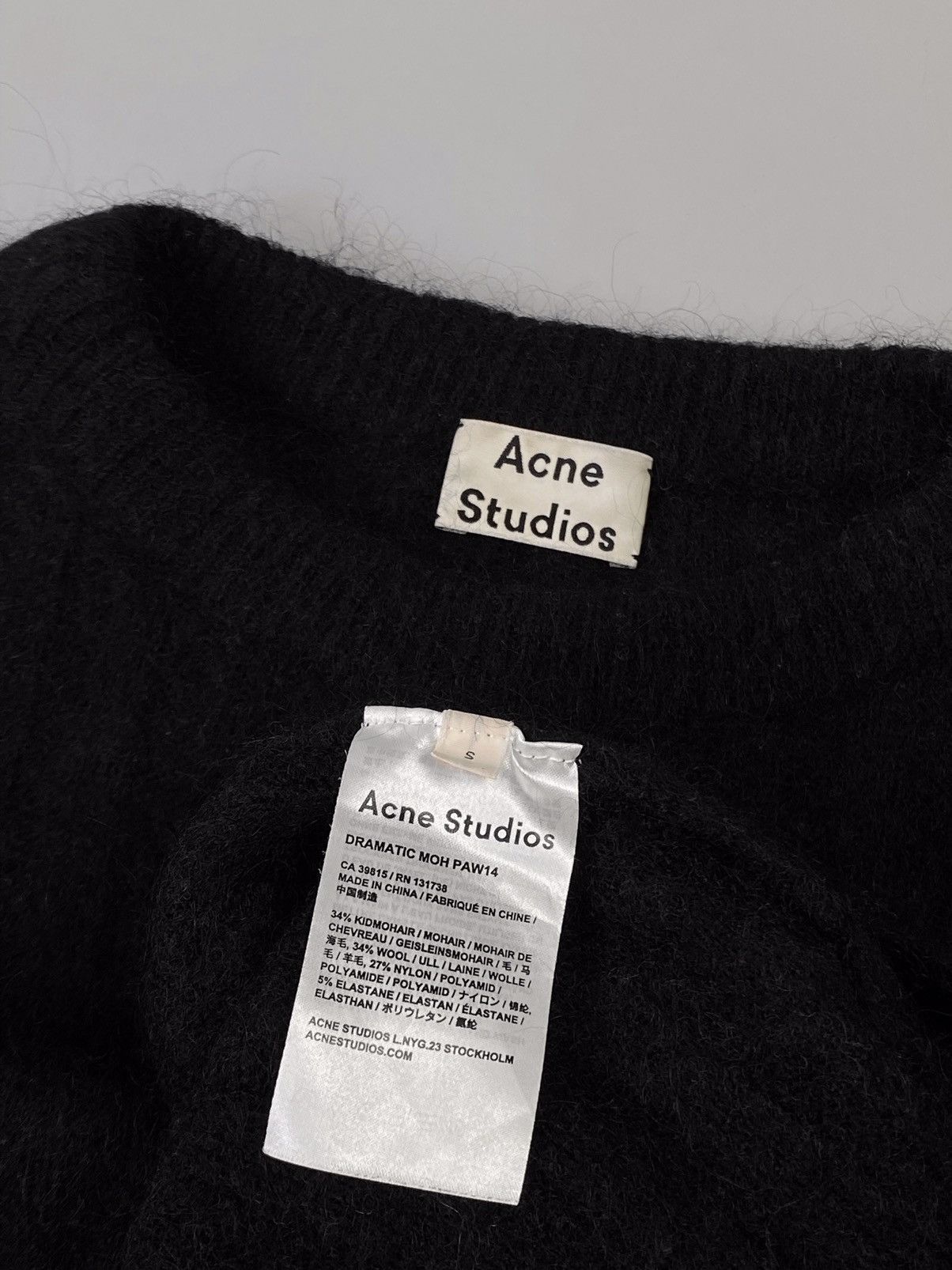 Acne Studios × Designer × Streetwear Acne Studios Black