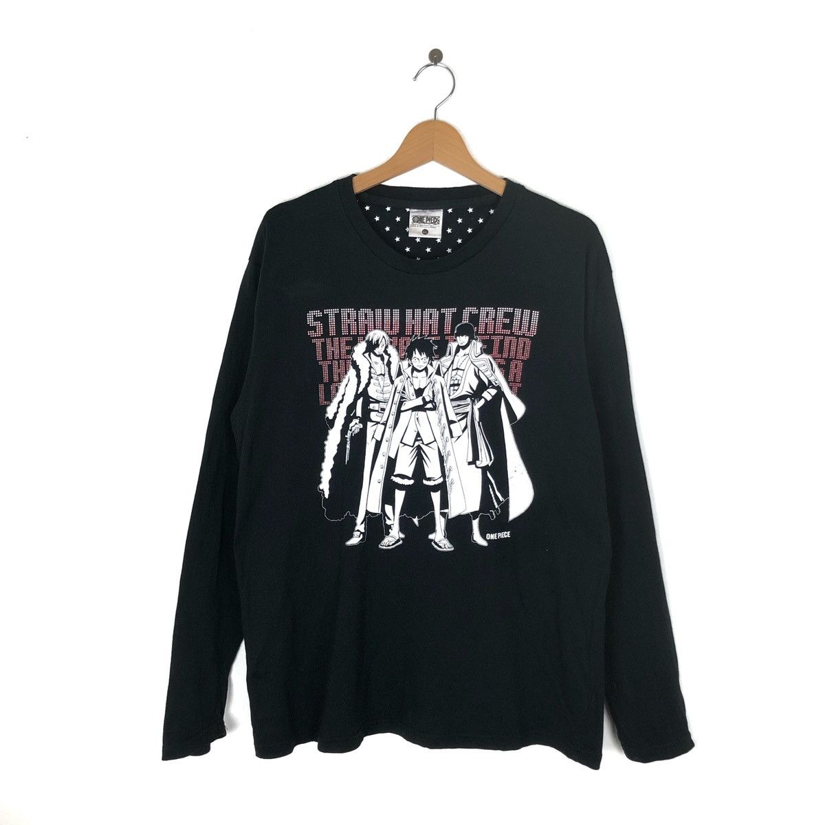 Japanese Brand × One Piece Japan Anime One Piece Big Logo Long Sleeve T-shirt Size US L / EU 52-54 / 3 - 1 Thumbnail