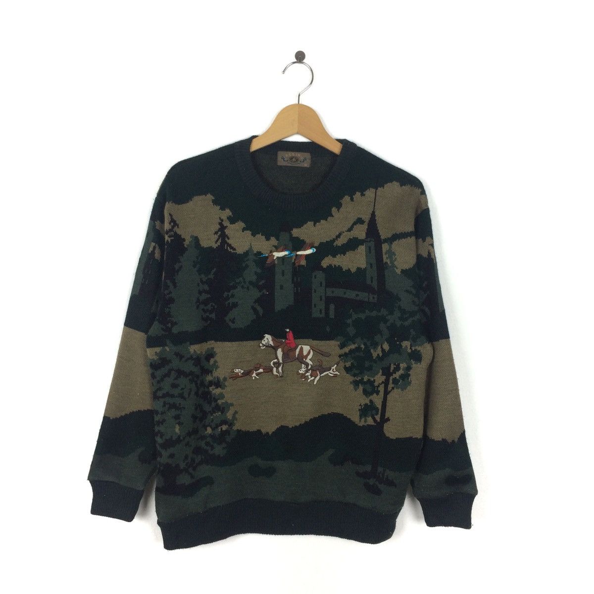 Vintage 🔥RARE🔥Assini Embroidery Fullprint Knitwear Size US M / EU 48-50 / 2 - 1 Thumbnail