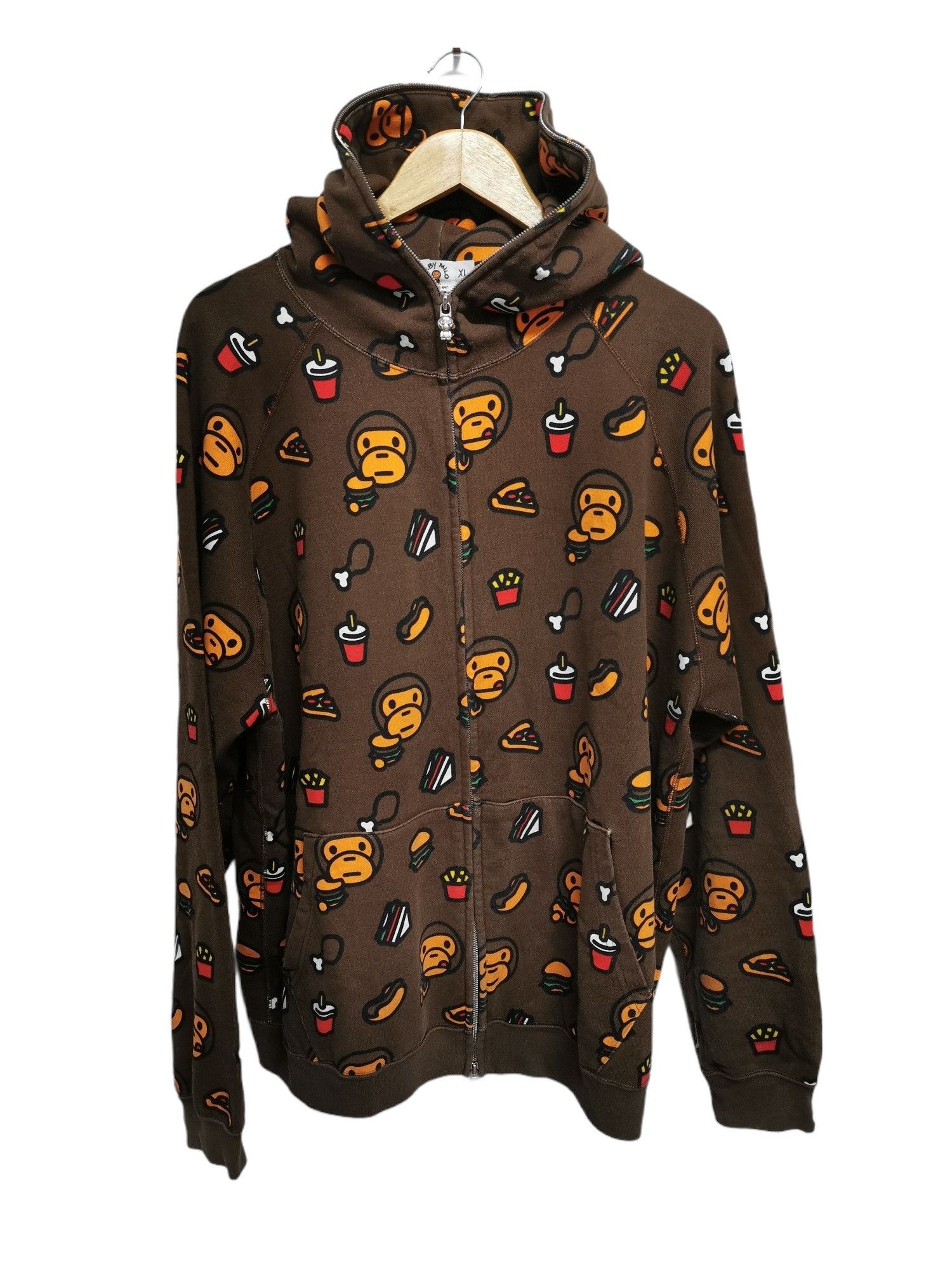 Bape 2006 OG Bape Baby Milo Junk Food Hoodie | Grailed