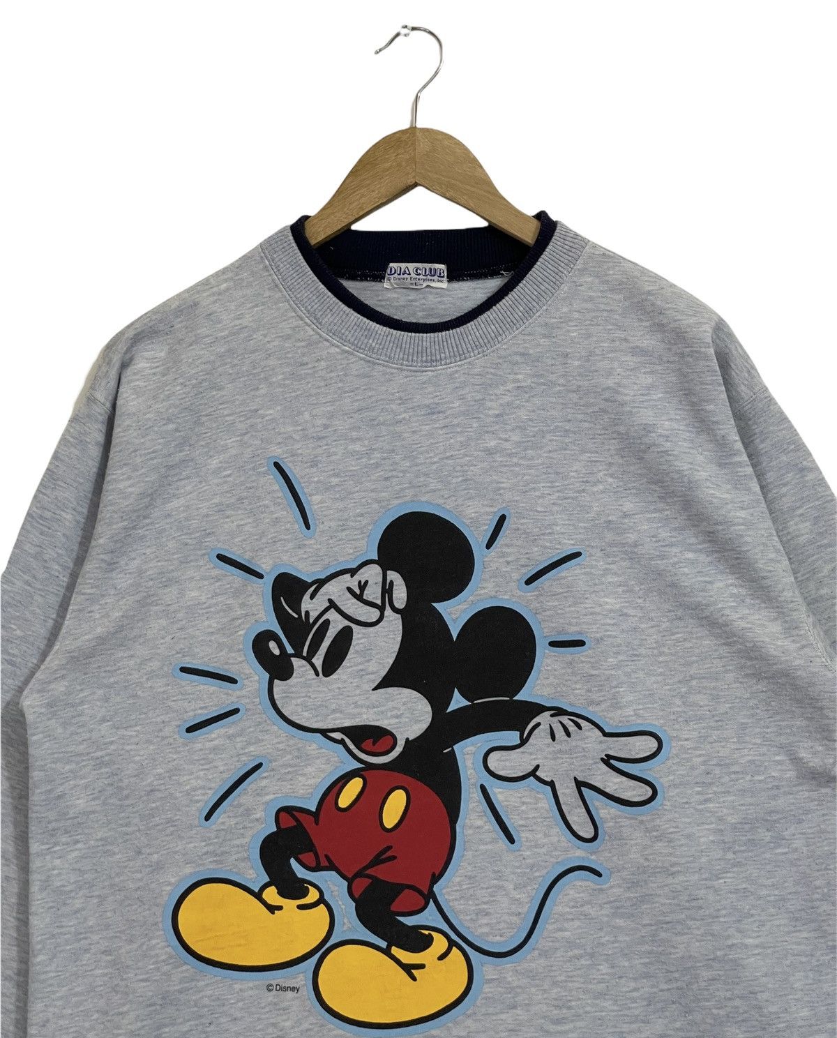 Mickey Mouse × Vintage Vintage Mickey Mouse Sweatshirt disney cartoon Size US L / EU 52-54 / 3 - 3 Thumbnail