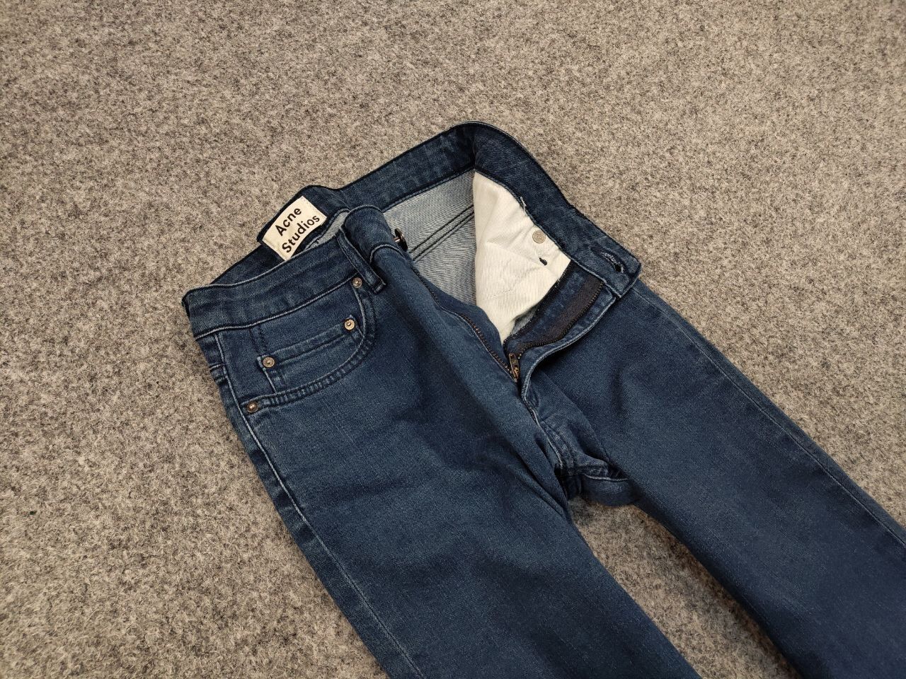 Acne Studios Acne Studios Skin 5 Emerald Premium blue Denim Jeans Size 29" - 12 Thumbnail