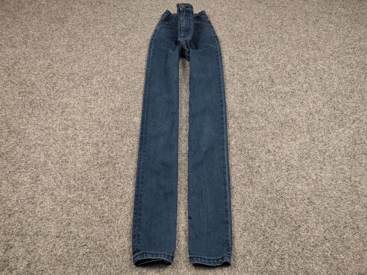 Acne Studios Acne Studios Skin 5 Emerald Premium blue Denim Jeans Size 29" - 2 Thumbnail
