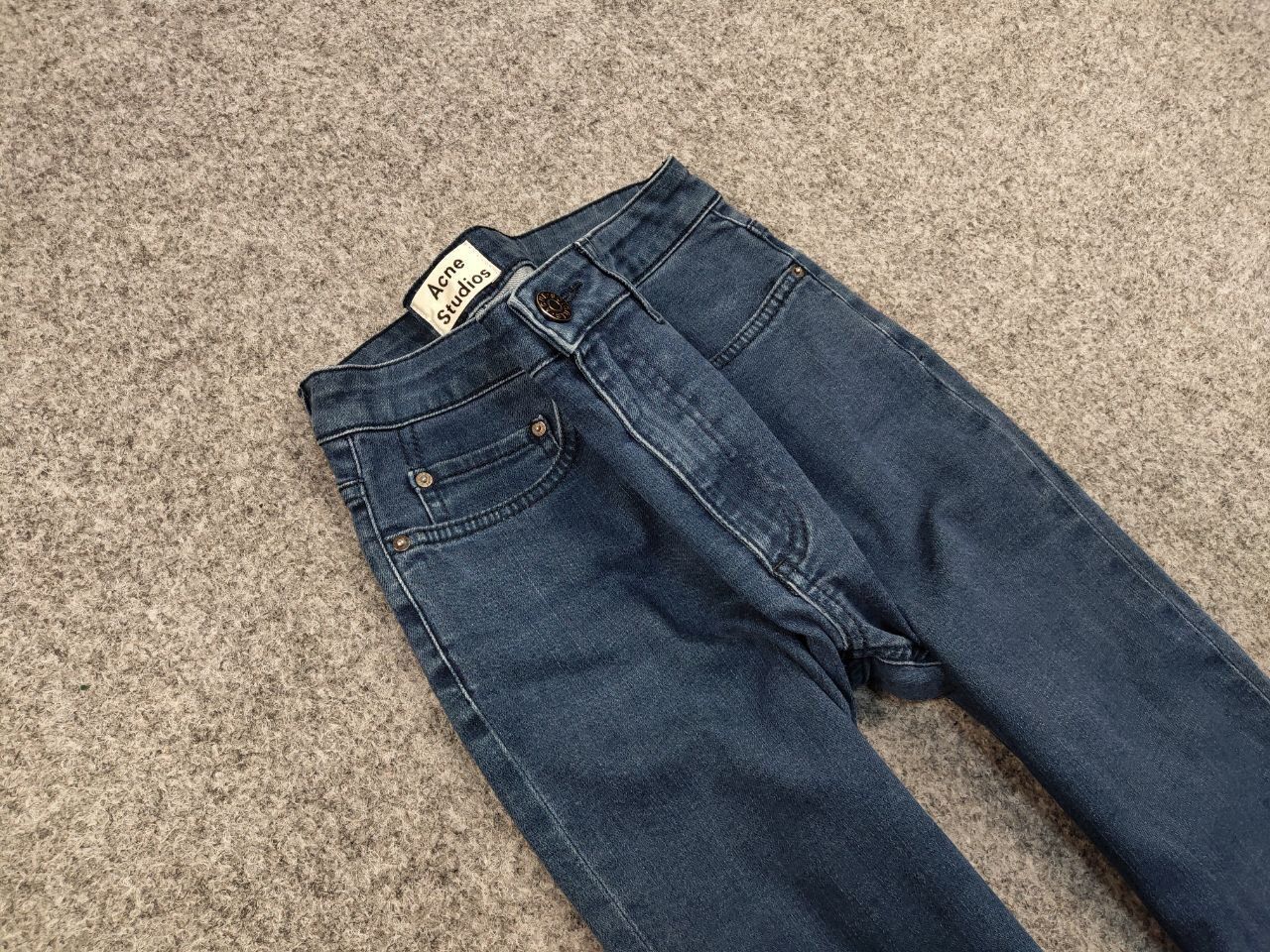 Acne Studios Acne Studios Skin 5 Emerald Premium blue Denim Jeans Size 29" - 11 Thumbnail