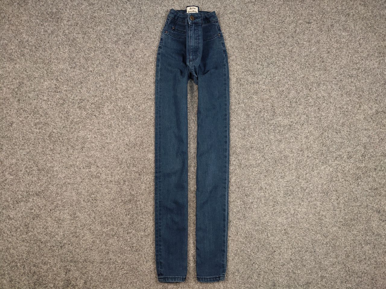 Acne Studios Acne Studios Skin 5 Emerald Premium blue Denim Jeans Size 29" - 1 Thumbnail