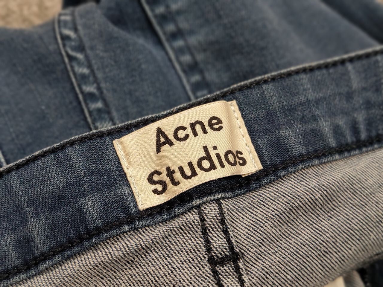 Acne Studios Acne Studios Skin 5 Emerald Premium blue Denim Jeans Size 29" - 18 Thumbnail