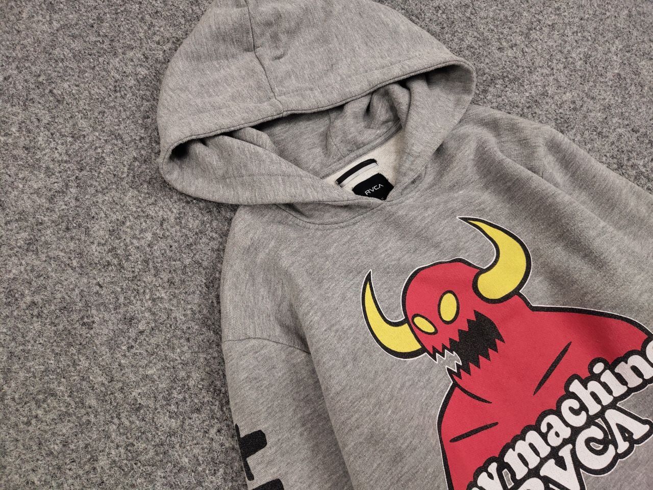 Toy Machine Vintage Toy Machine x RVCA gray logos Skateboards Hoodie Size US M / EU 48-50 / 2 - 7 Thumbnail